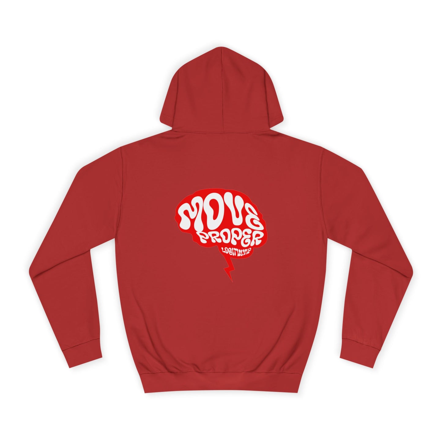 Vibrant Unisex Move Proper Hoodie - Motivational Graphic Sweatshirt, Casual Wear, Gift for Any One, Everyday Comfort