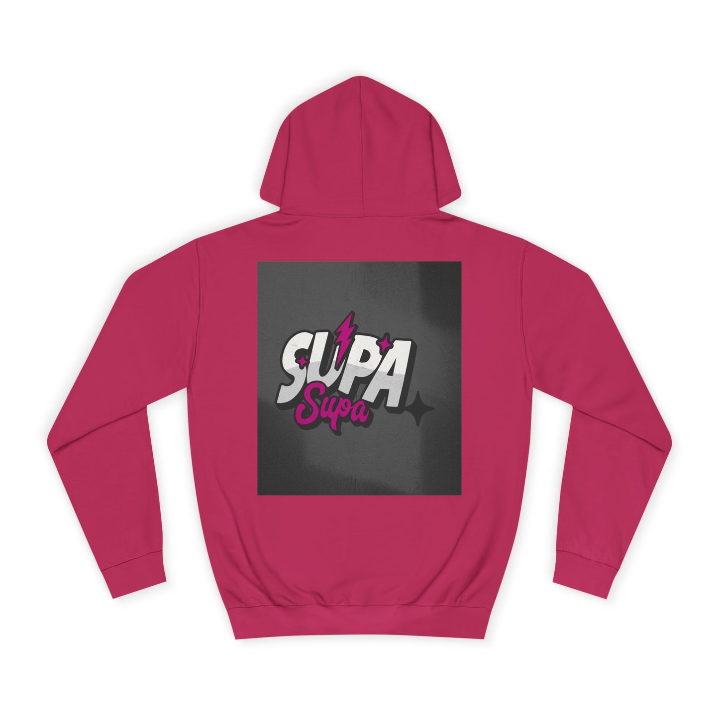 Trendy Unisex Hoodie with Fun 'Supa' Design, Cozy Streetwear, Perfect for Students, Gifts,