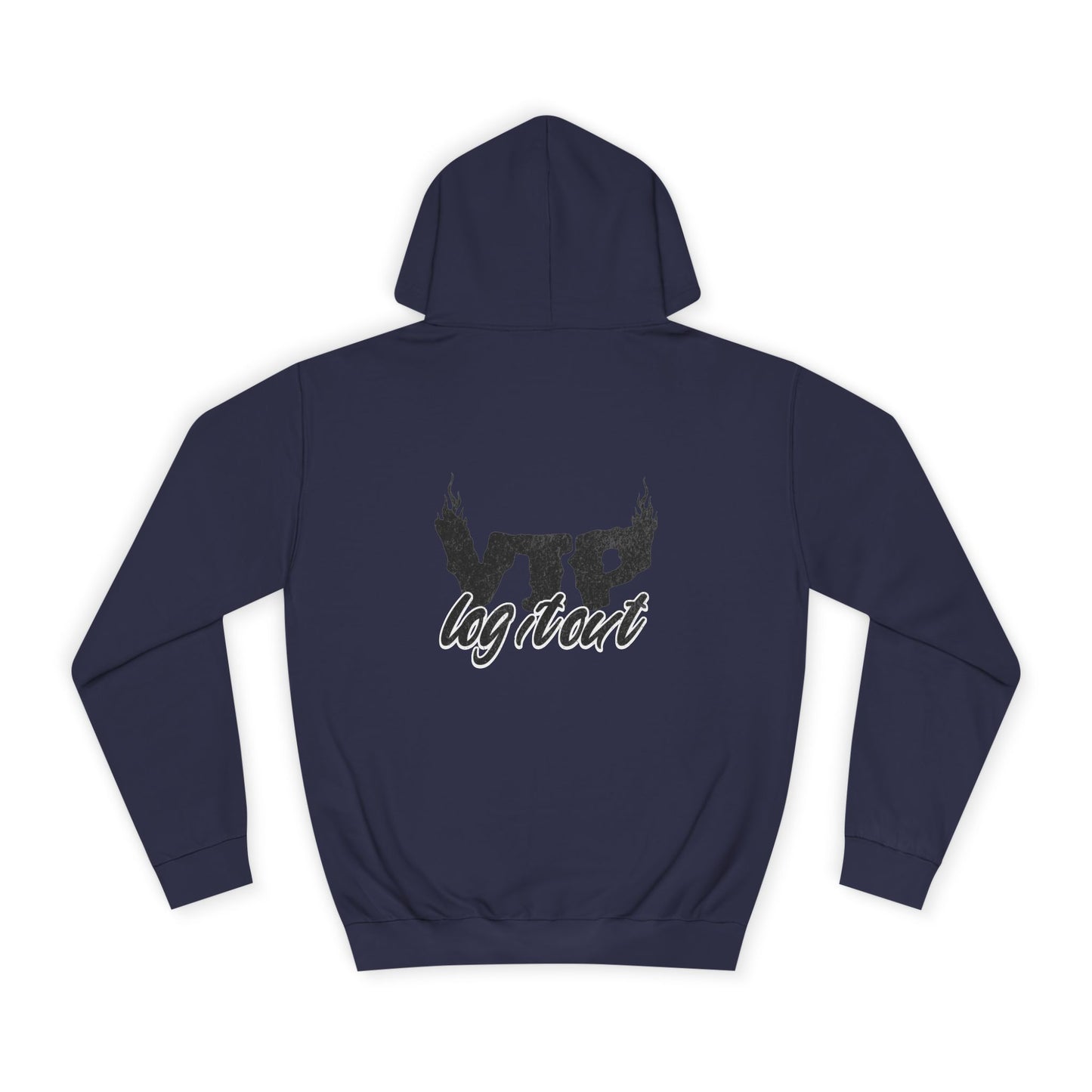 Unisex Log it Out Hoodie with Bold Logo, Casual Streetwear, Perfect for Any Thing, Comfortable Gift for Everyday Wear