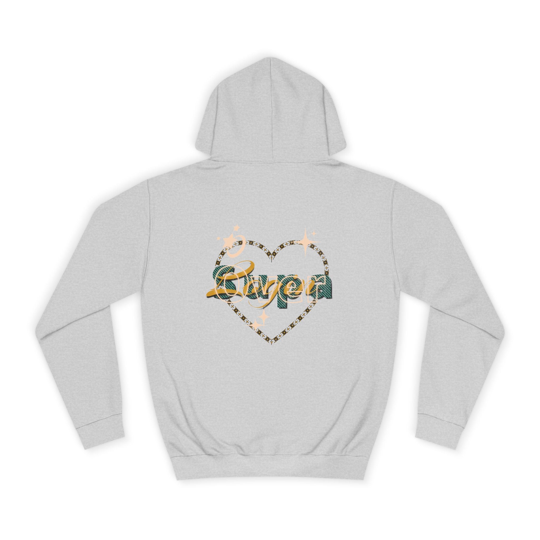 Charming Heart Hoodie with Floral Design, Unisex Casual Sweatshirt, Trendy Gift, Relaxed Wear, Unique Apparel