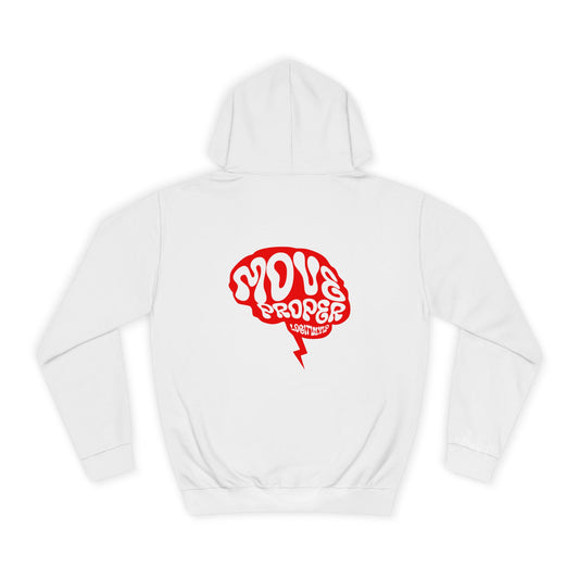 Vibrant Unisex Move Proper Hoodie - Motivational Graphic Sweatshirt, Casual Wear, Gift for Any One, Everyday Comfort