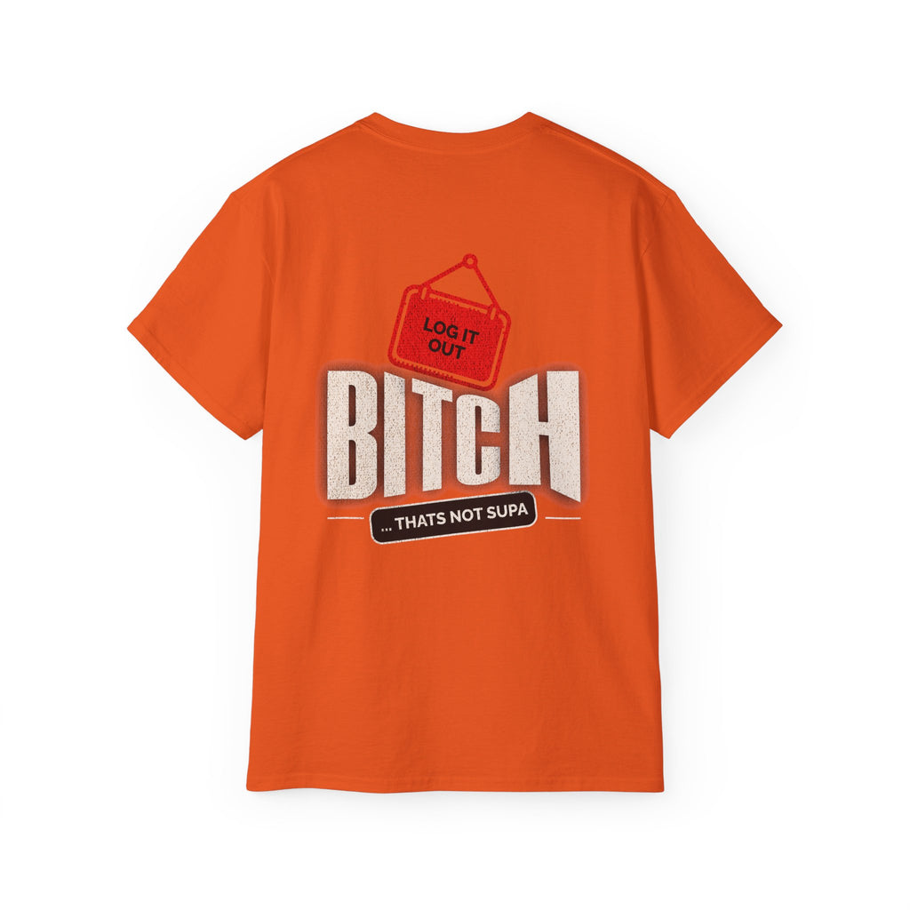 Graphic Tee —  (Log It Out)" Vintage Sign Shirt