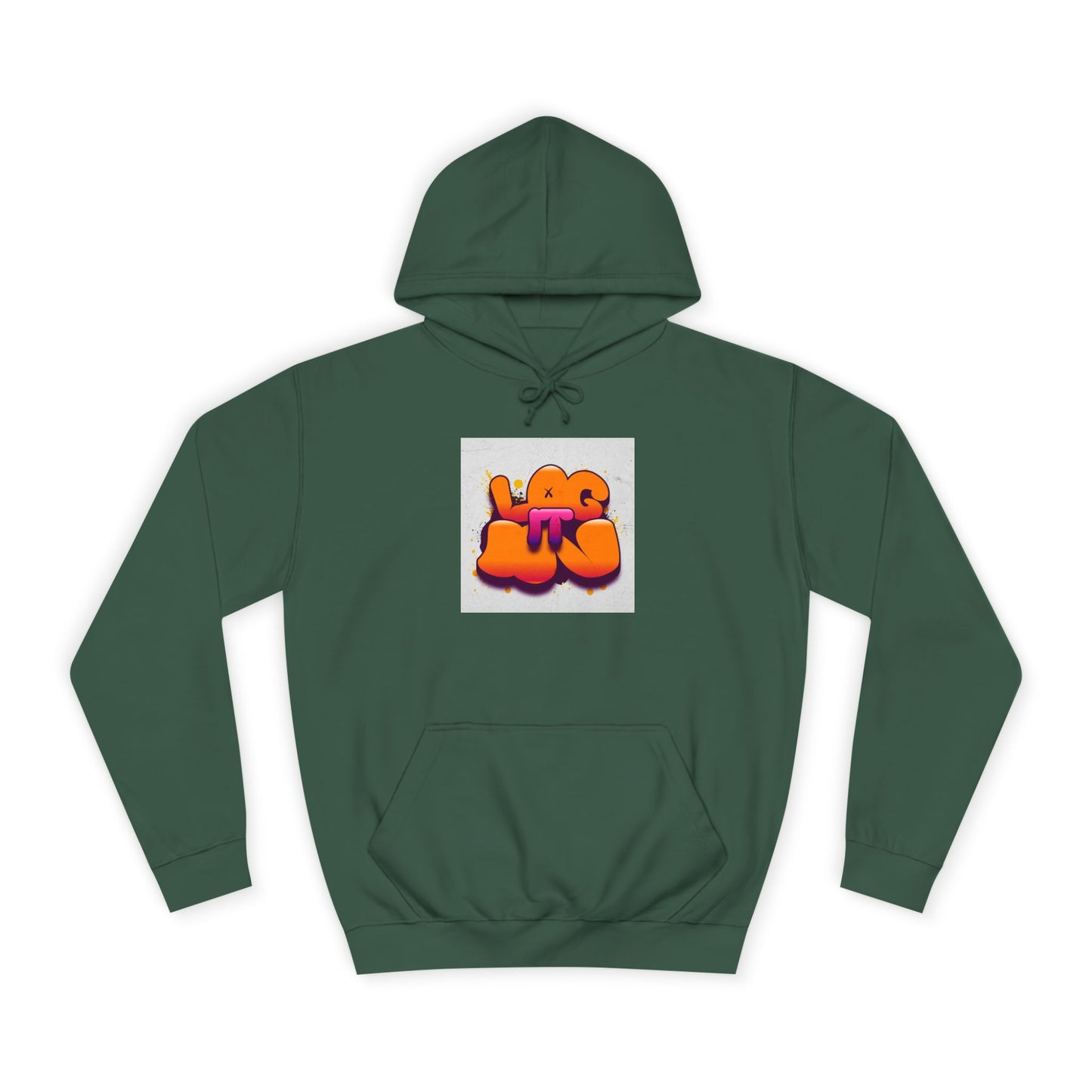 Vibrant Graffiti Log it in Hoodie, Trendy Sweatshirt, Casual Streetwear, Unique Gift, Artsy Apparel