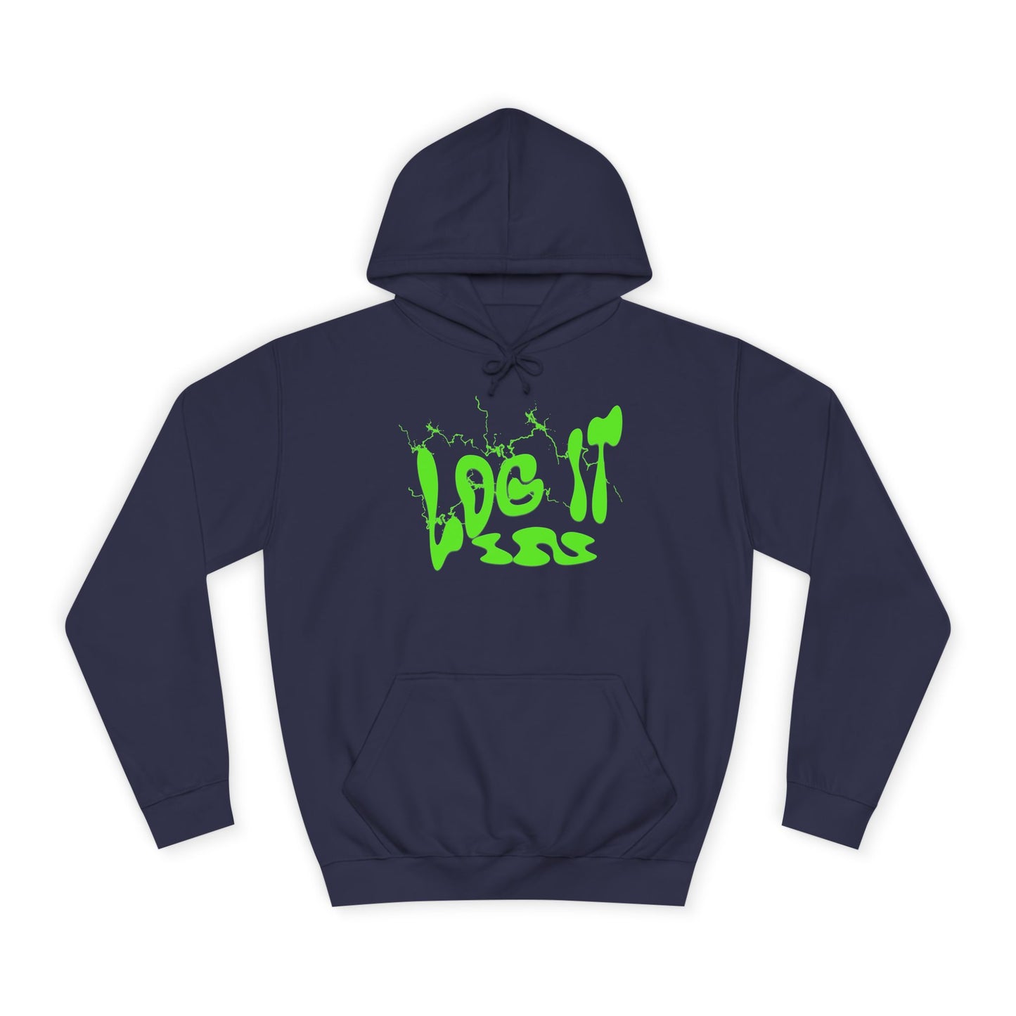 Unisex Hoodie with 'Log It in' Design, Cozy Casual Sweater for Trendy wear, Gift for Comfortable Everyday Wear