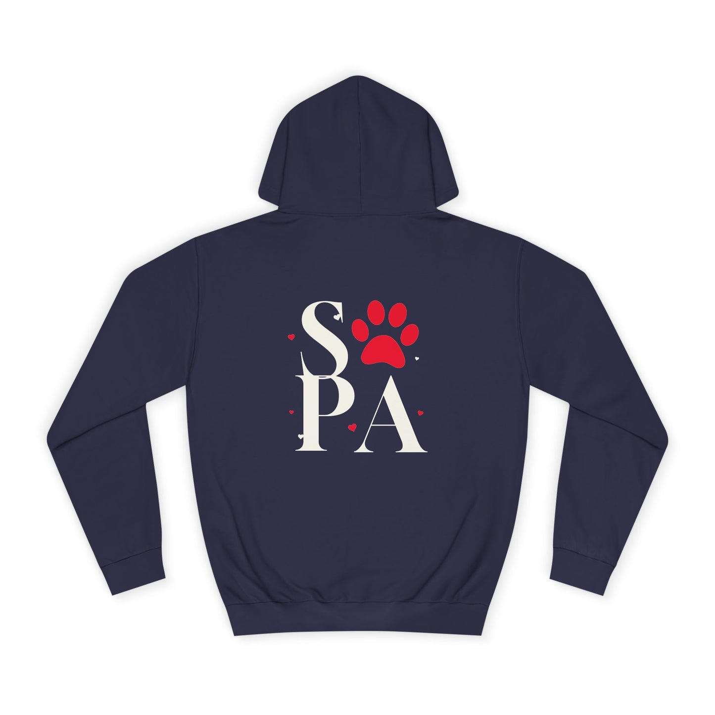 Cozy Hoodie with Paw Print | Unisex Sweatshirt, Gift for Animal Lovers, Apparel, Casual Wear, Birthday