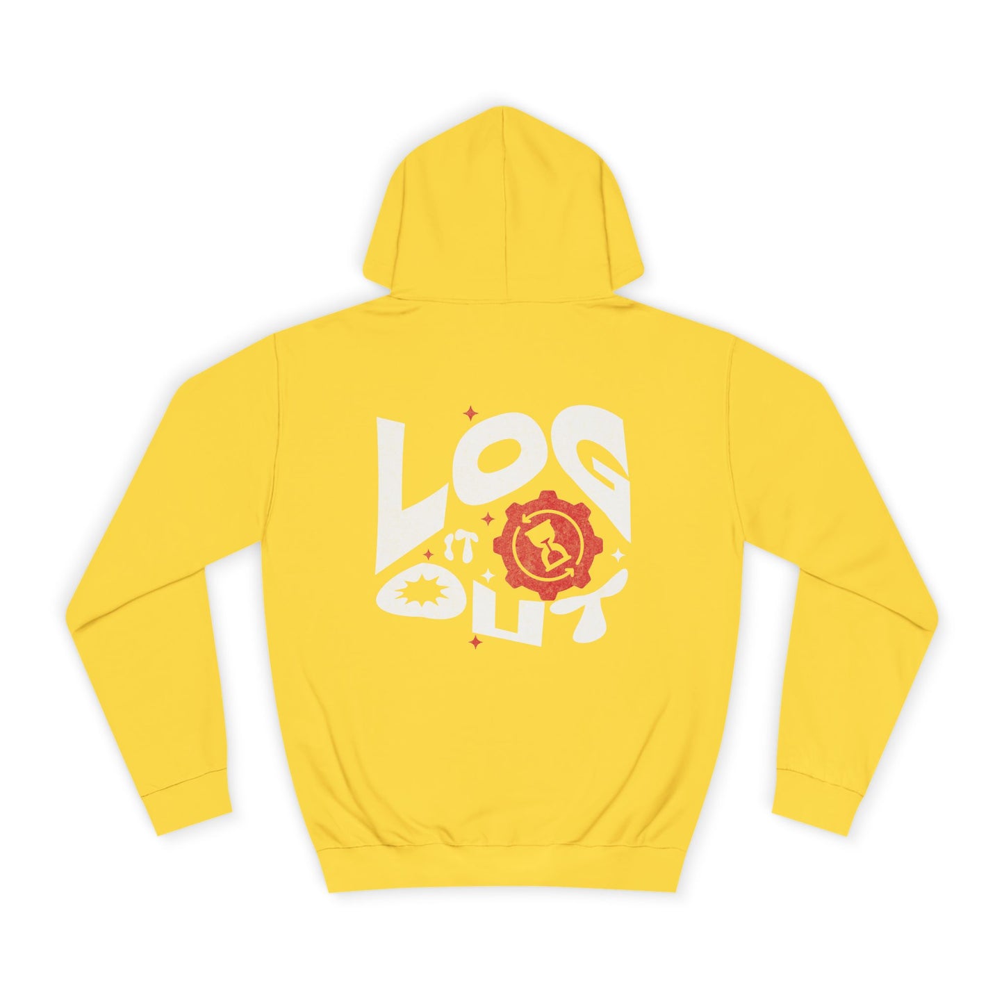 Stylish Unisex Log it out Hoodie with Unique Graphic Design, Perfect for Life, Gift, Comfortable Casual Wear
