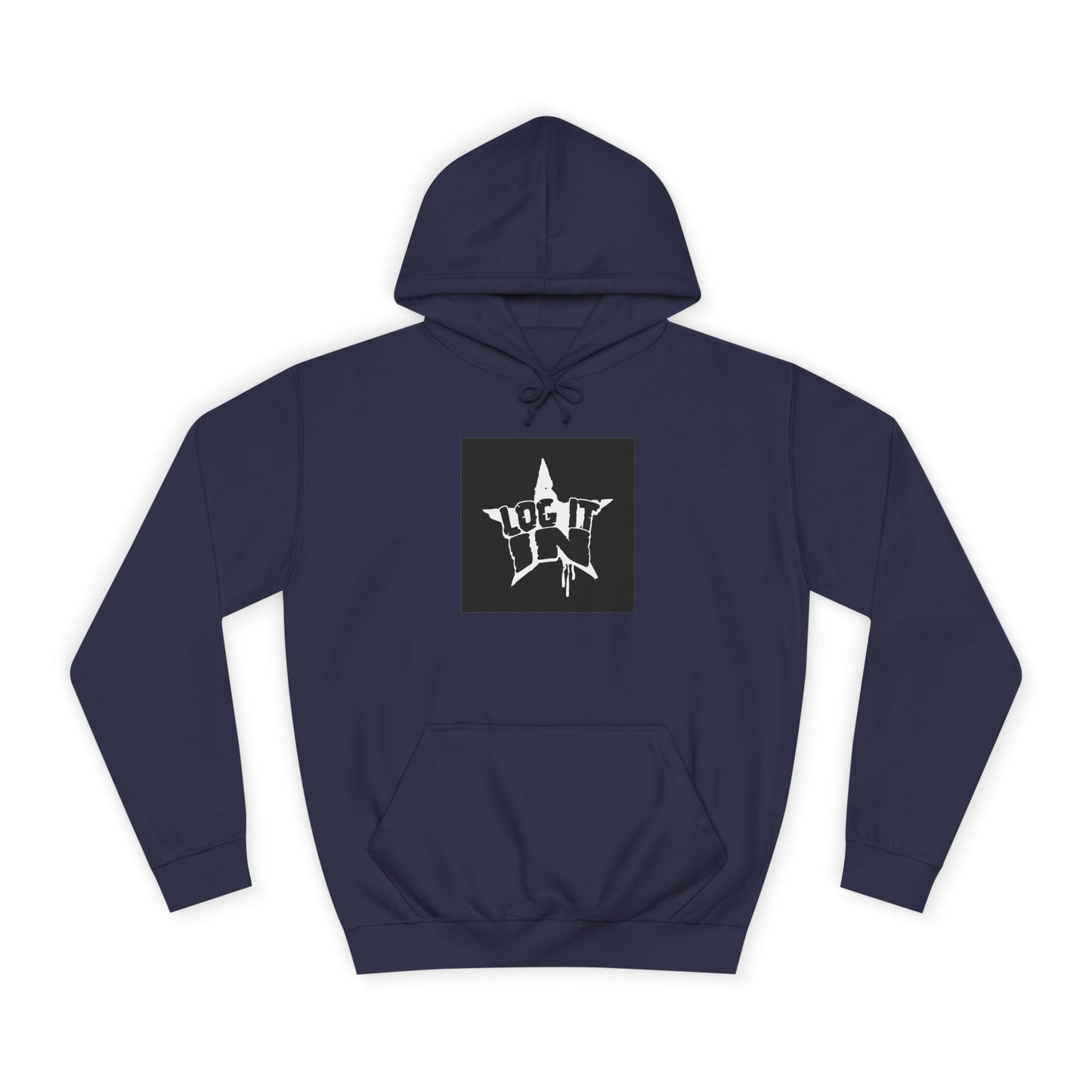 Unisex Log it in Hoodie, Trendy Hooded Sweatshirt, Spirit Wear, Casual Streetwear, Gift