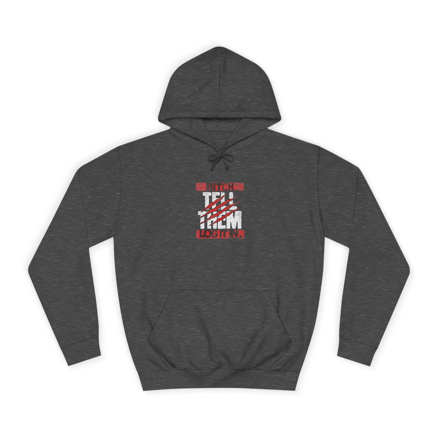 Unisex 'TELL THEM LOG IT IN' Hoodie with Graphic Design, Cozy Sweatshirt, Trendy Apparel,Gift, Casual Wear, Perfect for Trendy Life