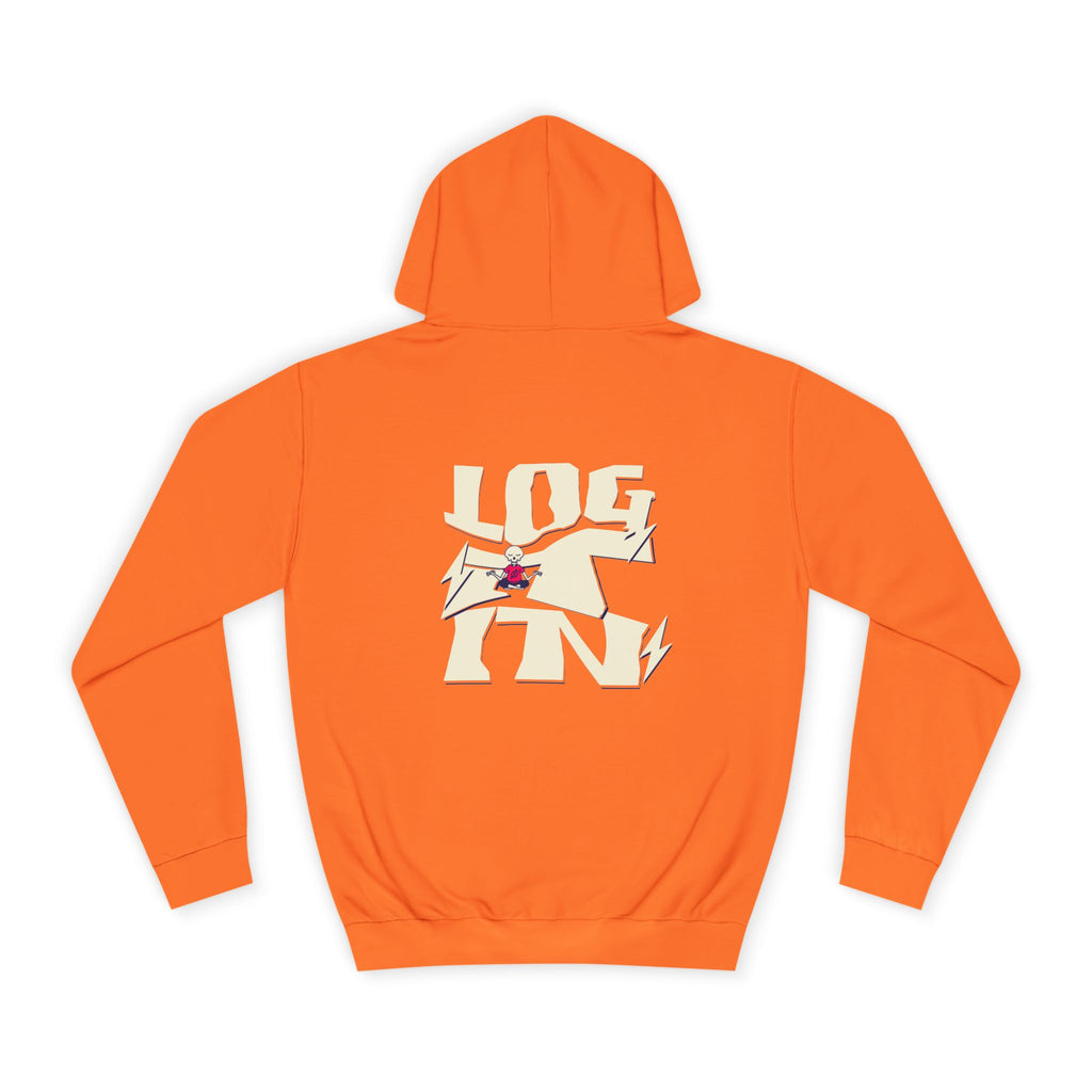 Cozy Unisex Log it in Hoodie - Floral Design, Ideal Gift, Casual Wear, Spring Wardrobe Essentials