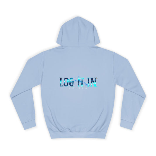 Unisex Hoodie with LOG IT IN Design - Casual Wear, Perfect Gift, Events, and Cozy Days