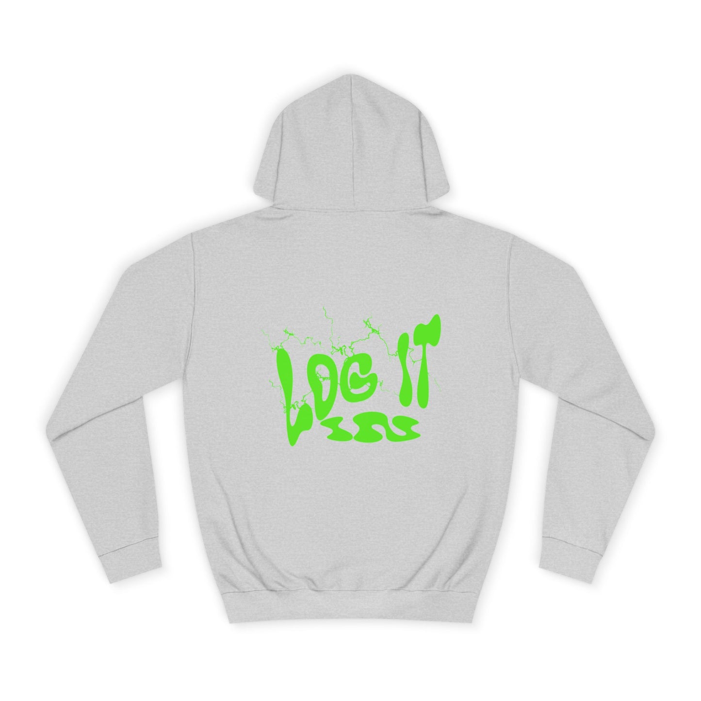 Unisex Hoodie with 'Log It in' Design, Cozy Casual Sweater for Trendy wear, Gift for Comfortable Everyday Wear