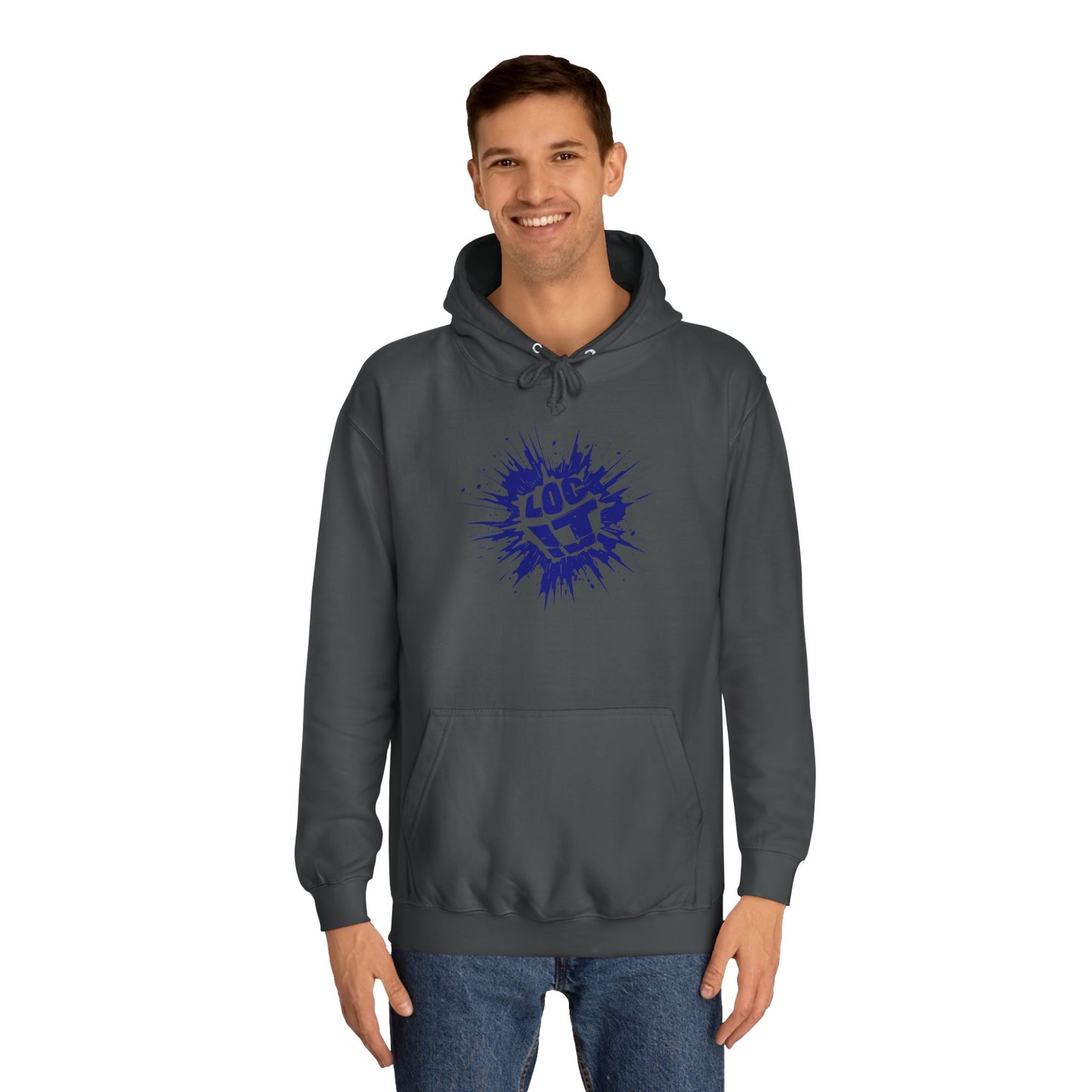 Unisex 'Log it in' Hoodie - Trendy Vibe, Perfect for Everyday wear, Casual Style, Great for Gifting, Ideal for Life