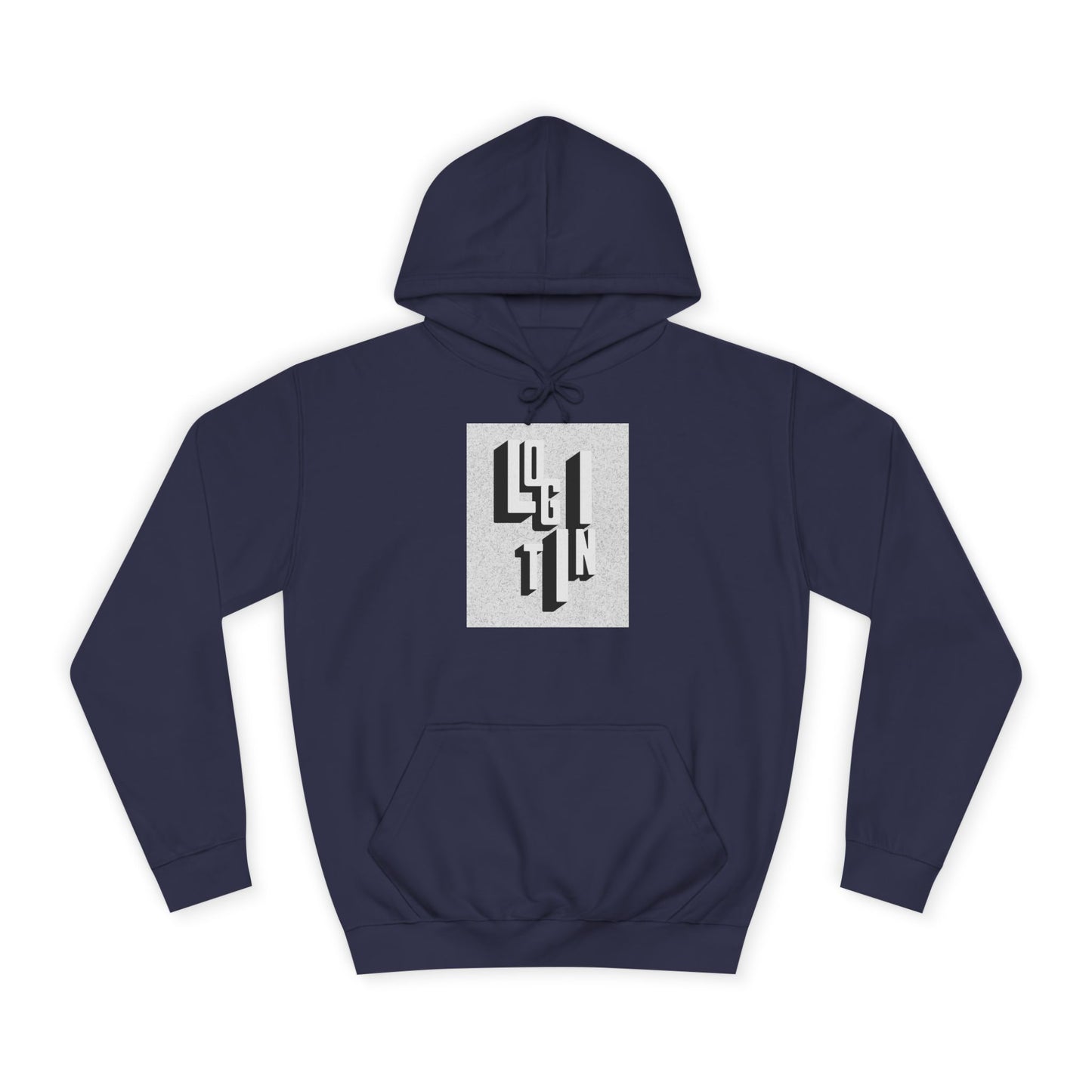 Minimalist Hoodie, Unisex Sweatshirt, Cozy Campus Wear, Student Gift, Modern Graphic Hoodie