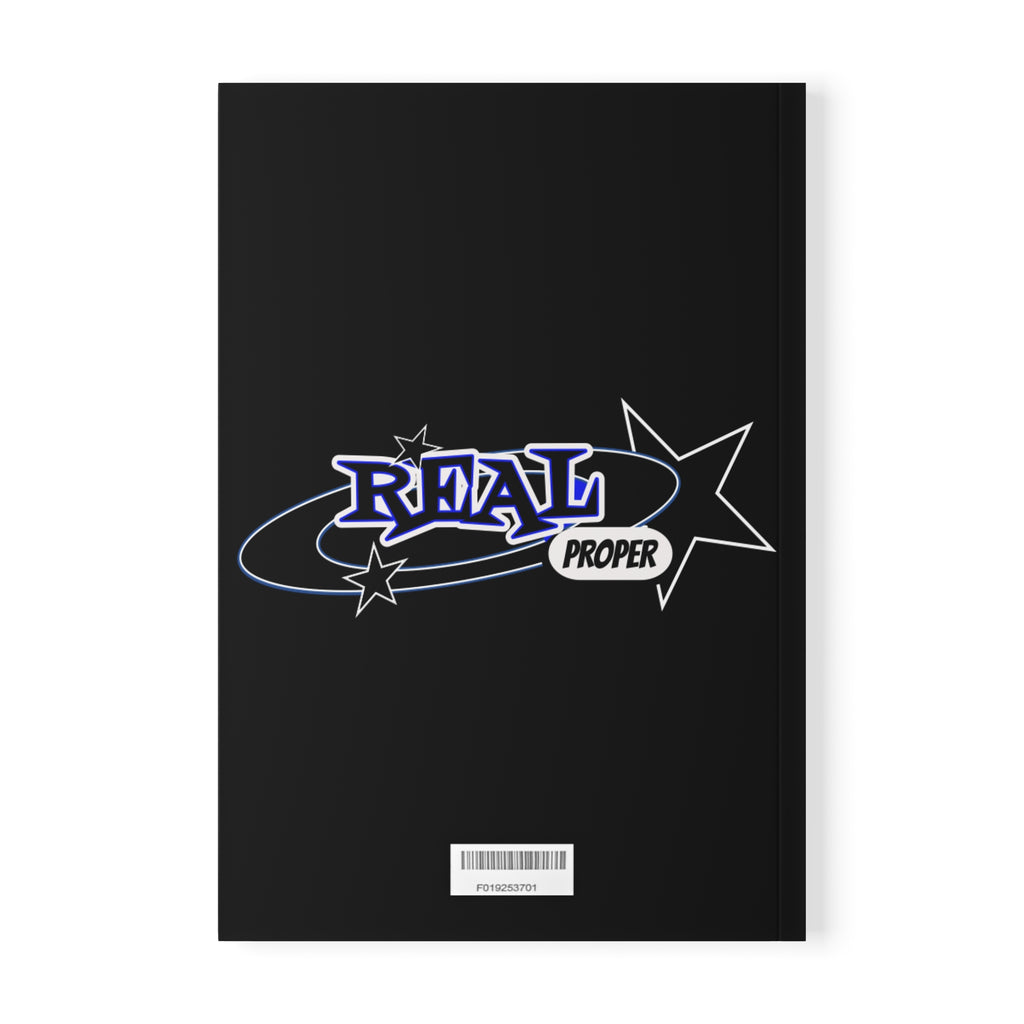 A5 Notebook — "Real Proper" Star Graphic Softcover Journal