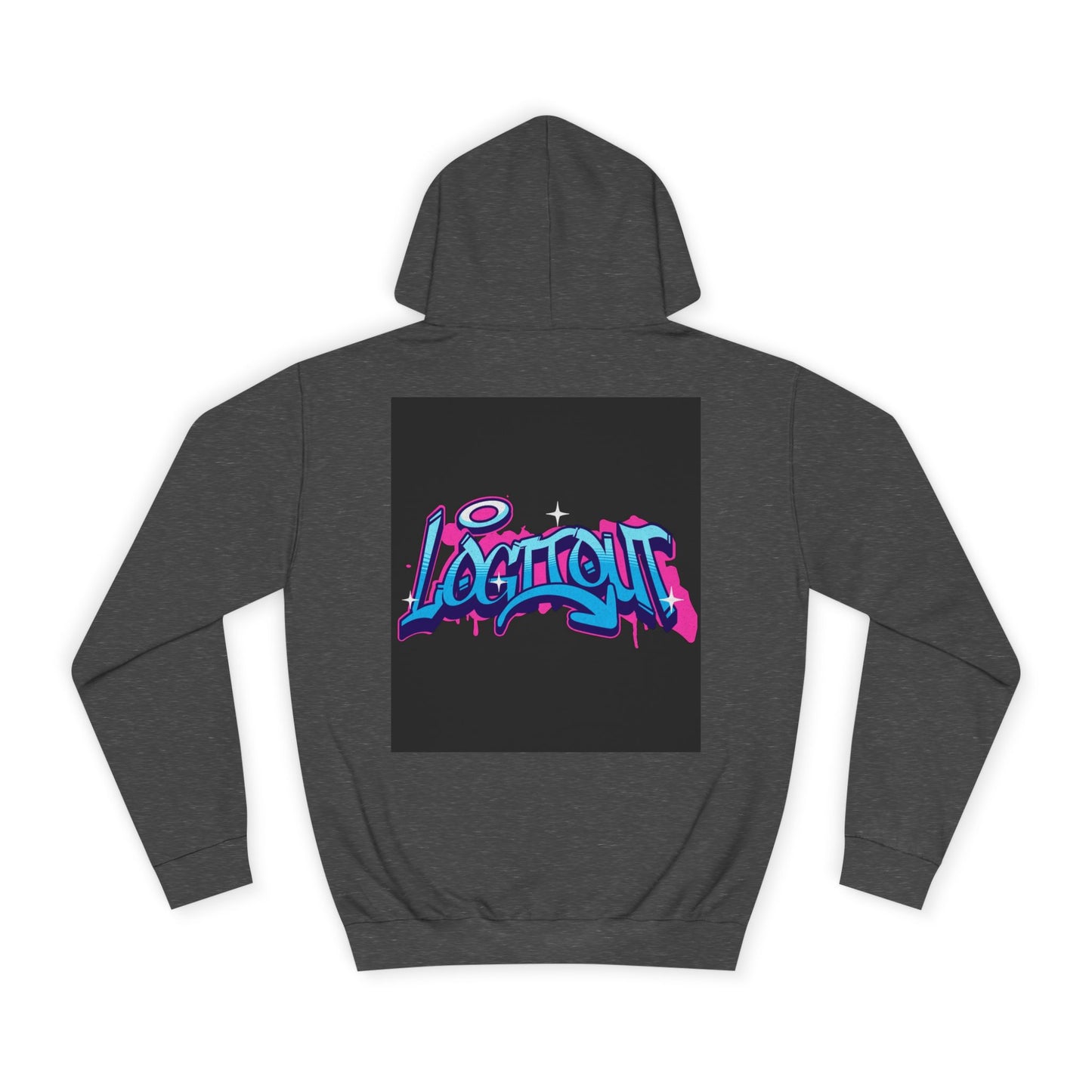 Unisex Hoodie with Colorful Graffiti Design - Trendy Streetwear, Perfect for Life, Gift, Casual Wear