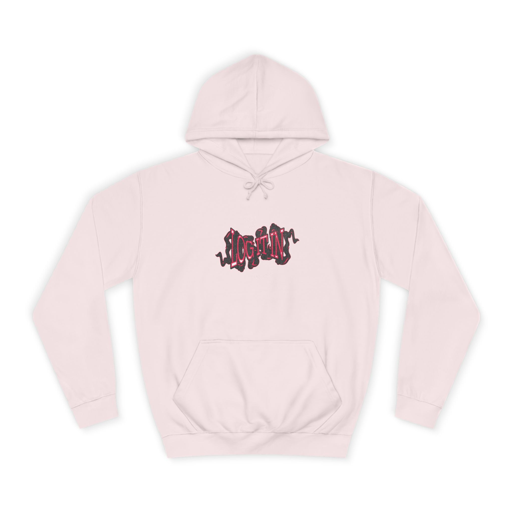 'Log it in'Hoodie for Unisex, Casual Wear, Trendy Apparel, Perfect for Everyday wear, Comfortable Fit