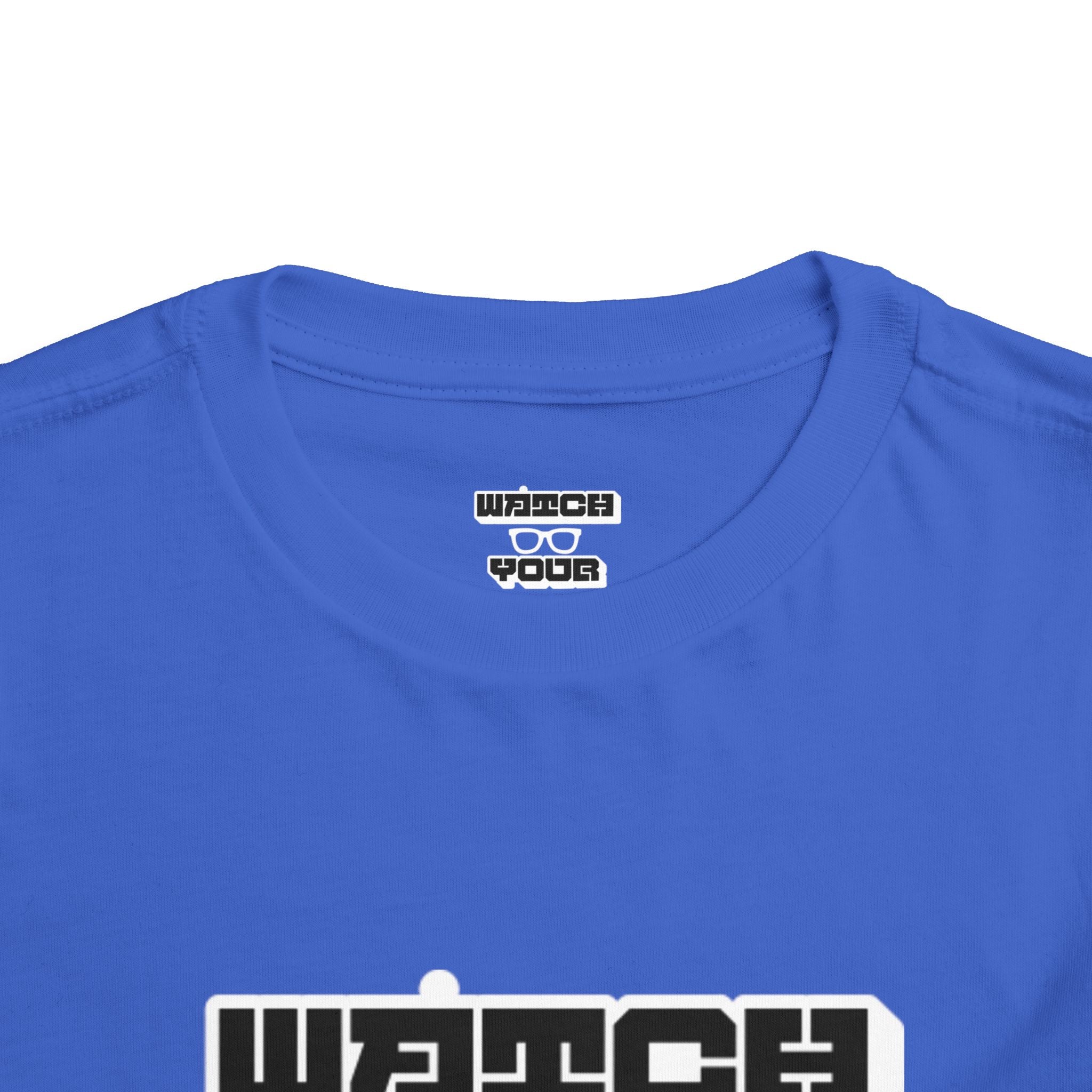 Toddler Tee — "Watch Your Back" Graphic Kids Shirt