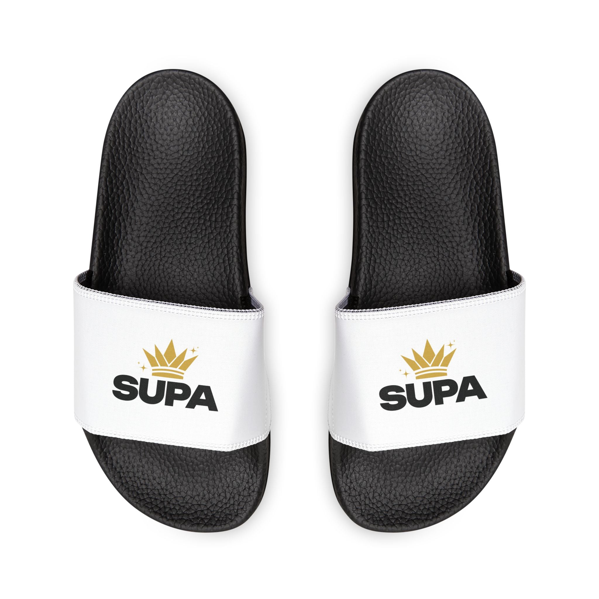 Women's Removable-Strap Slide Sandals — Minimal White Comfort Slides