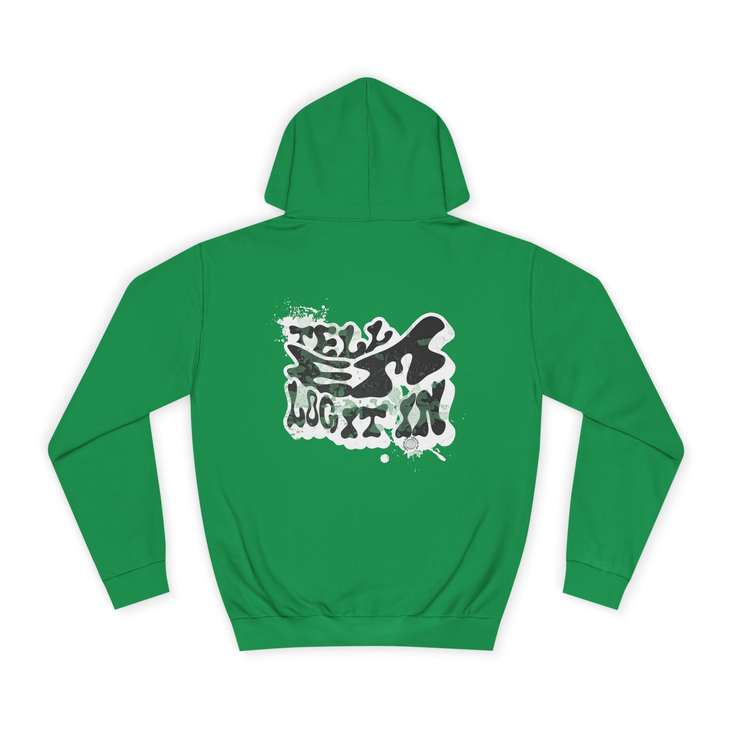 Trendy Unisex Tell em log it in Hoodie: Stylish Streetwear, Casual Wear, great Gift , Cozy Layering, Unique trendy Style