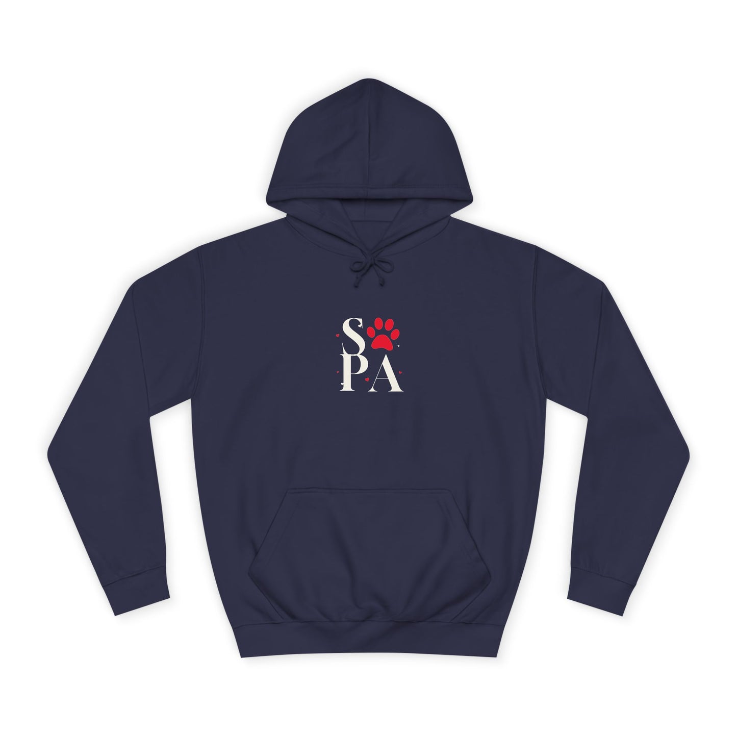 Cozy Hoodie with Paw Print | Unisex Sweatshirt, Gift for Animal Lovers, Apparel, Casual Wear, Birthday