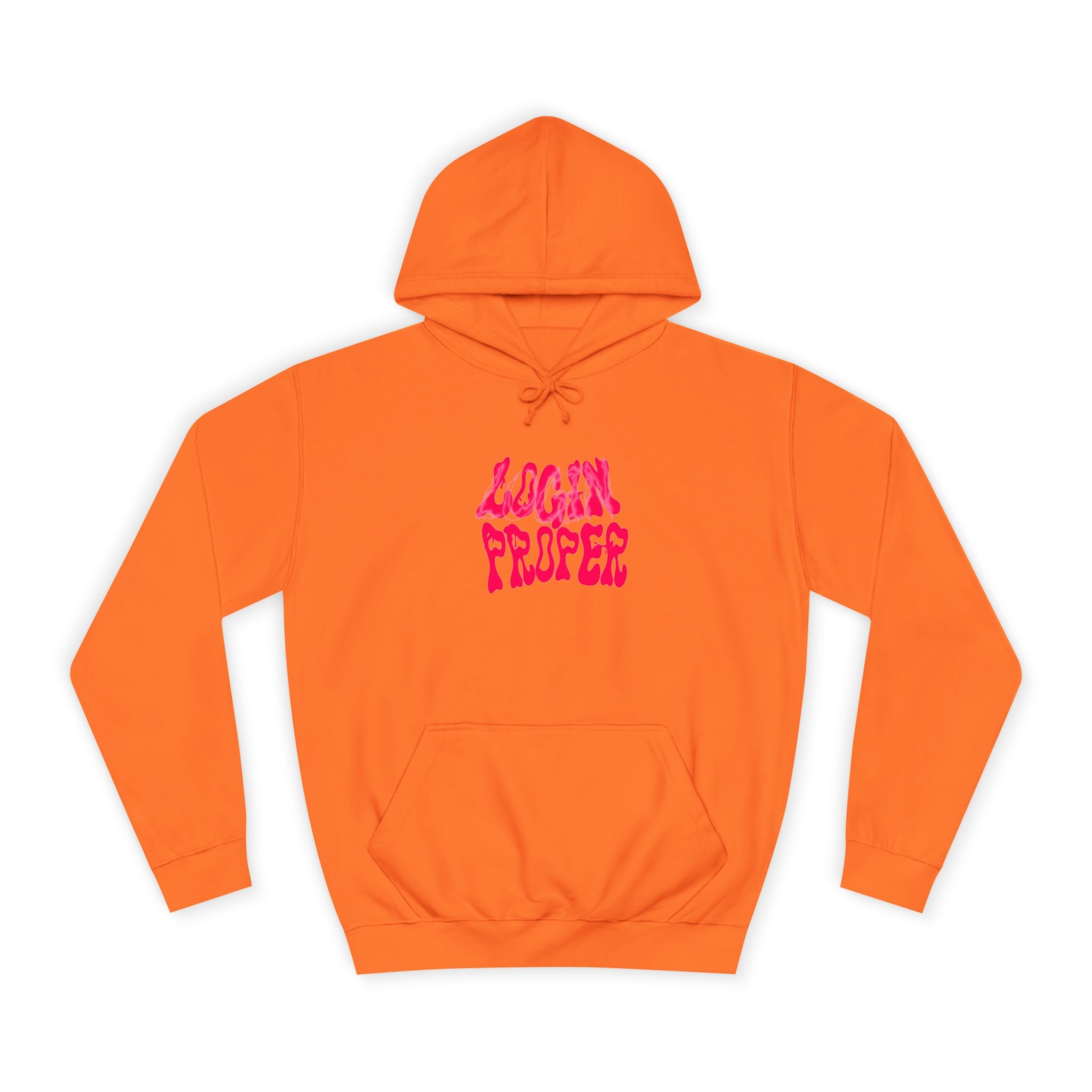 Trendy Unisex Hoodie - 'LOGIN PROPER' Graphic Sweatshirt for, Casual Wear, Gifts' Events, Street Style