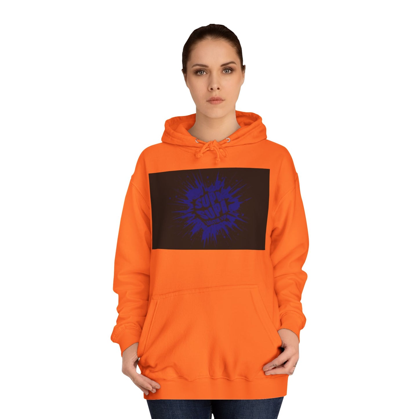 Unisex Supa Supa Hoodie with Bold Graphic Design, Comfortable Casual Wear, Ideal for Everyday, Perfect for Gifting, Spring and Fall Fashion