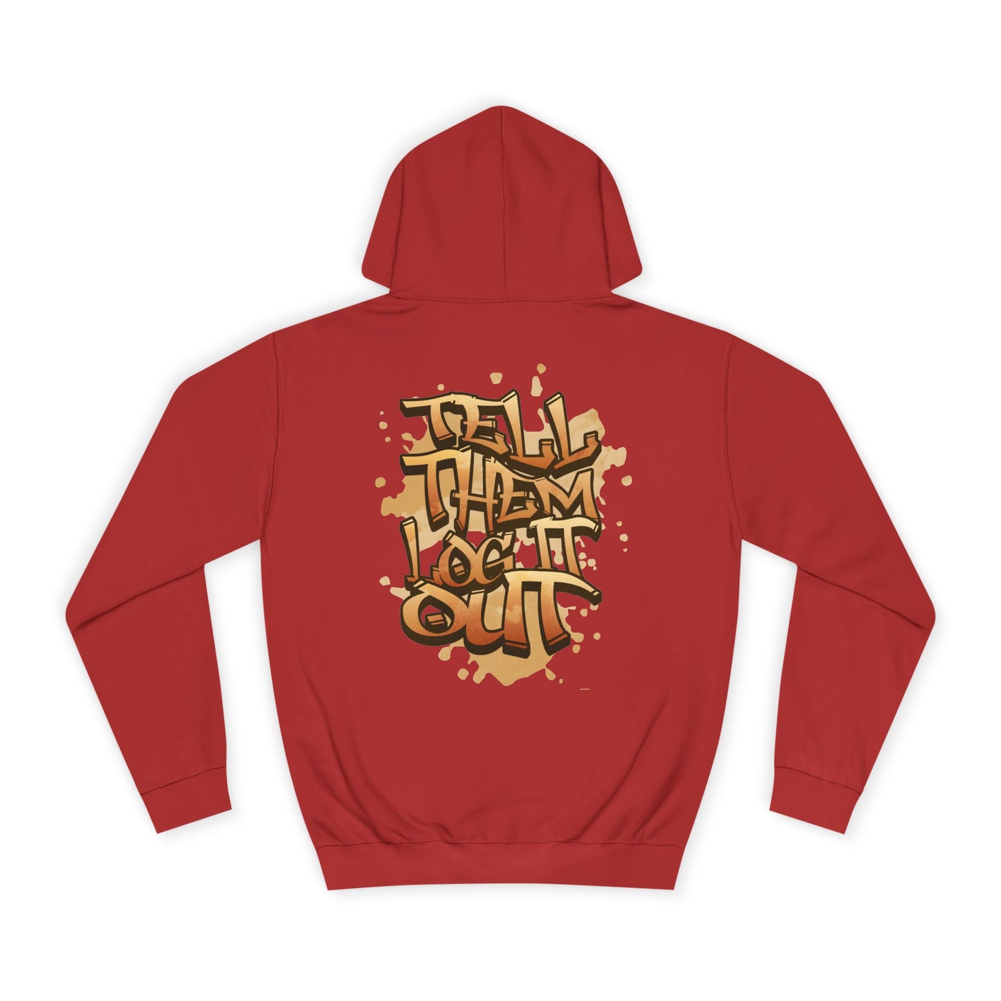 Unisex Hoodie with Graffiti Art, Streetwear Style, Casual Outfit, Gift, Trendy Hoodie for Everyday Life