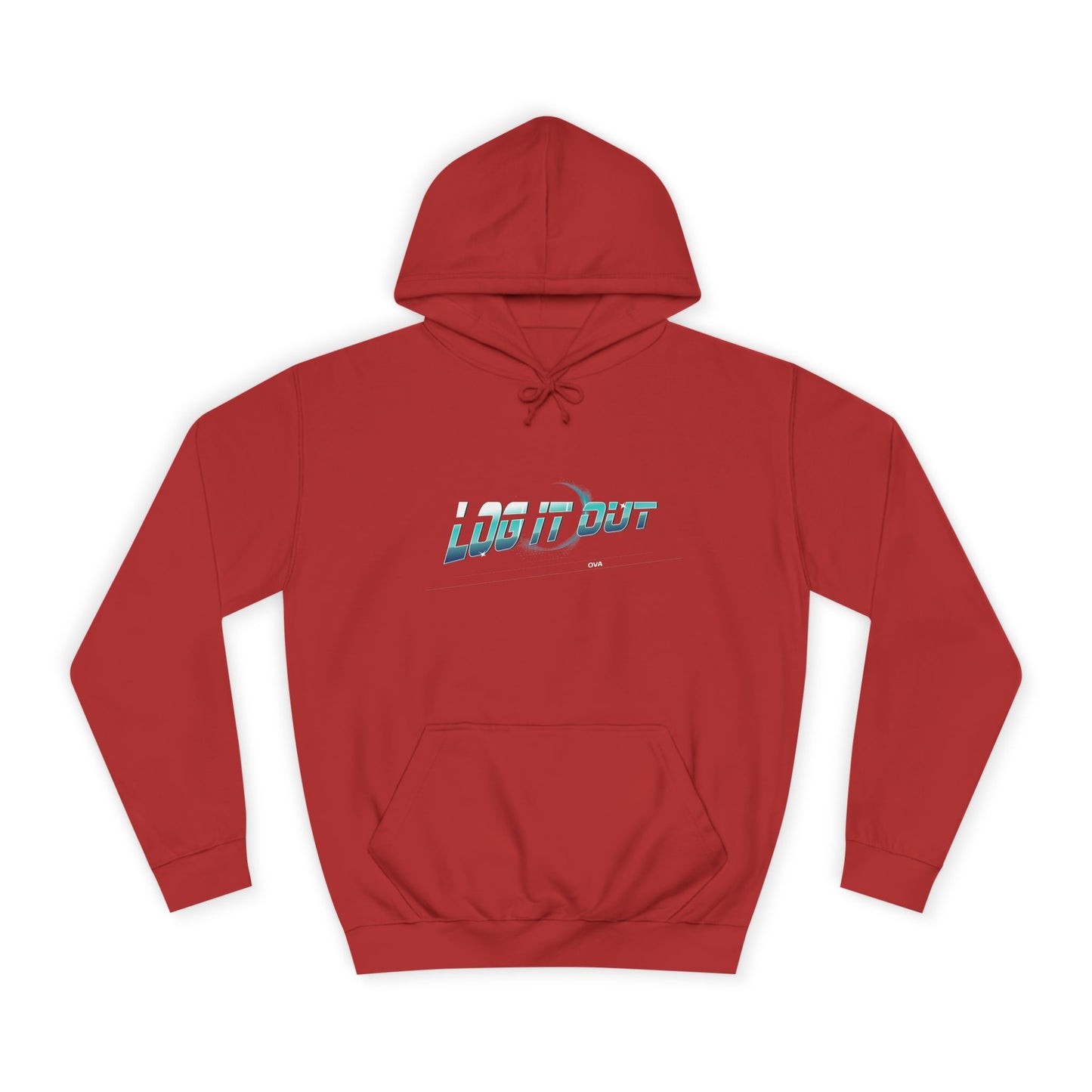 Unisex 'log it out' Hoodie with Retro Style, Ideal for Everyday Wear, Perfect for trendy wear,Gift for Friends