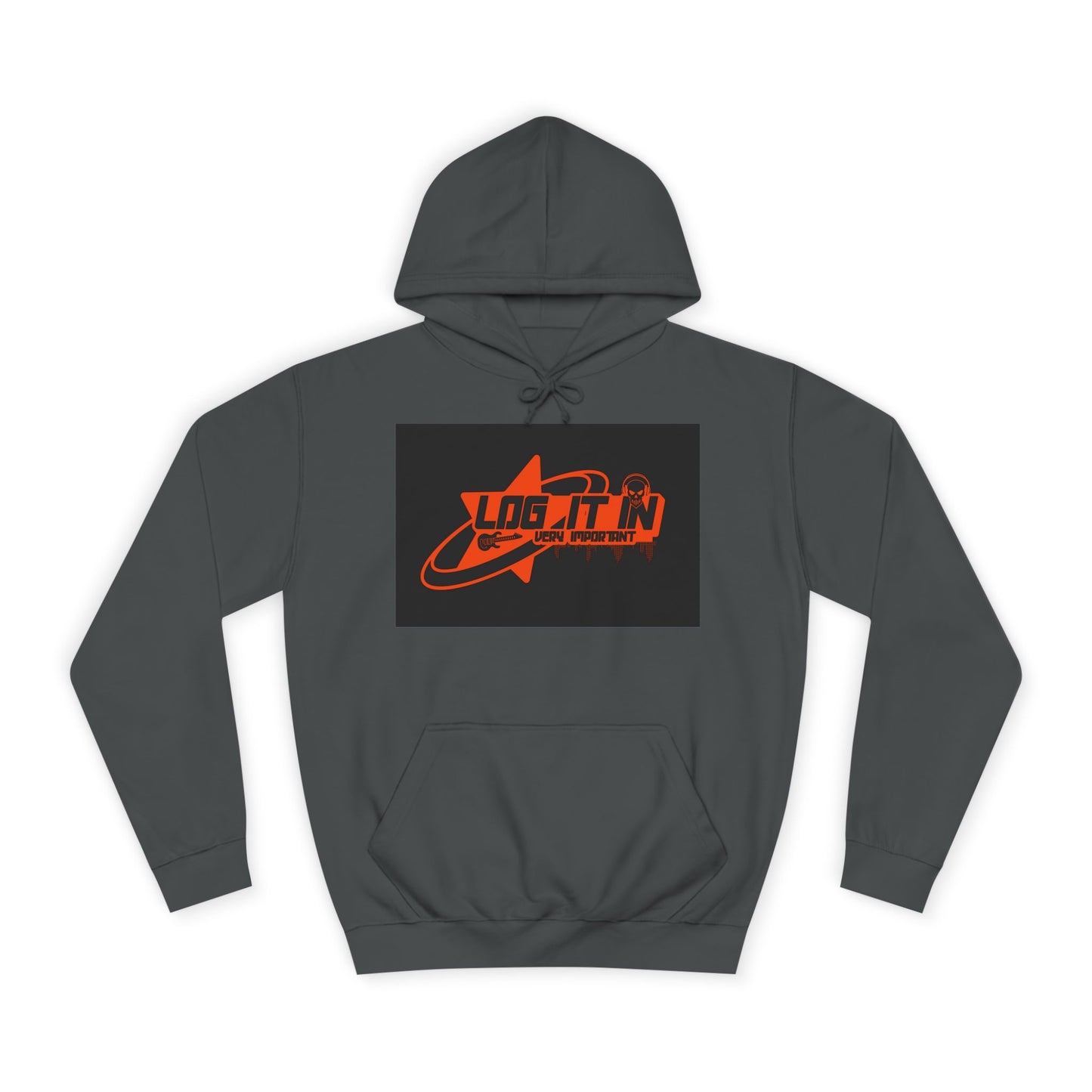 Unisex Log it in Hoodie, Casual trendy Wear, Gift, Graphic Hoodie, perfect fit Hoodie