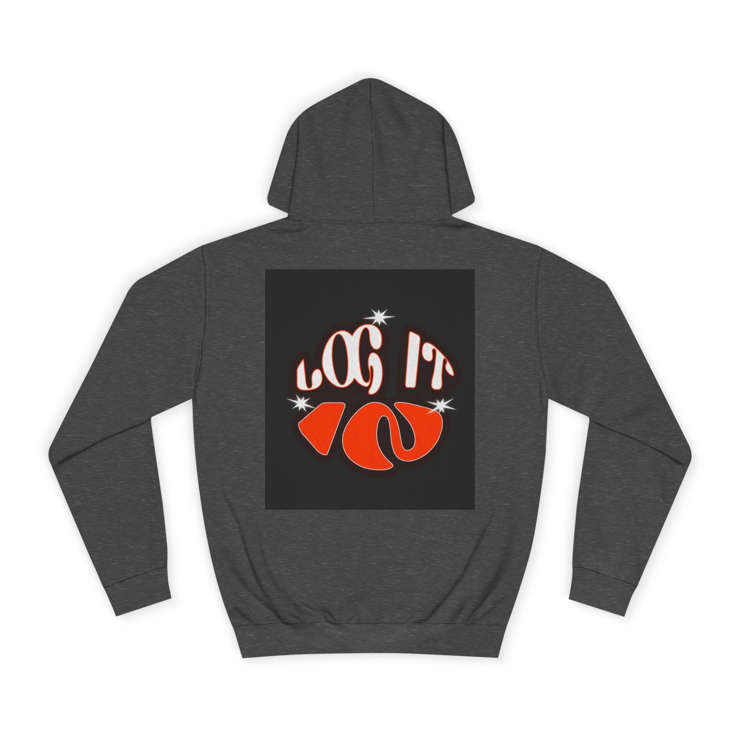 Trendy Unisex Log it in Hoodie, Casual Wear, custom Gear, Gift, Relaxed Fit