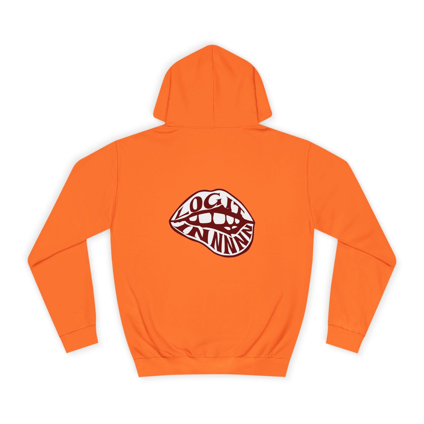 Trendy Unisex Hoodie with Bold Log it in Design, Stylish trendy Wear, Cozy Sweatshirt, Casual Outfit, Fun Gift