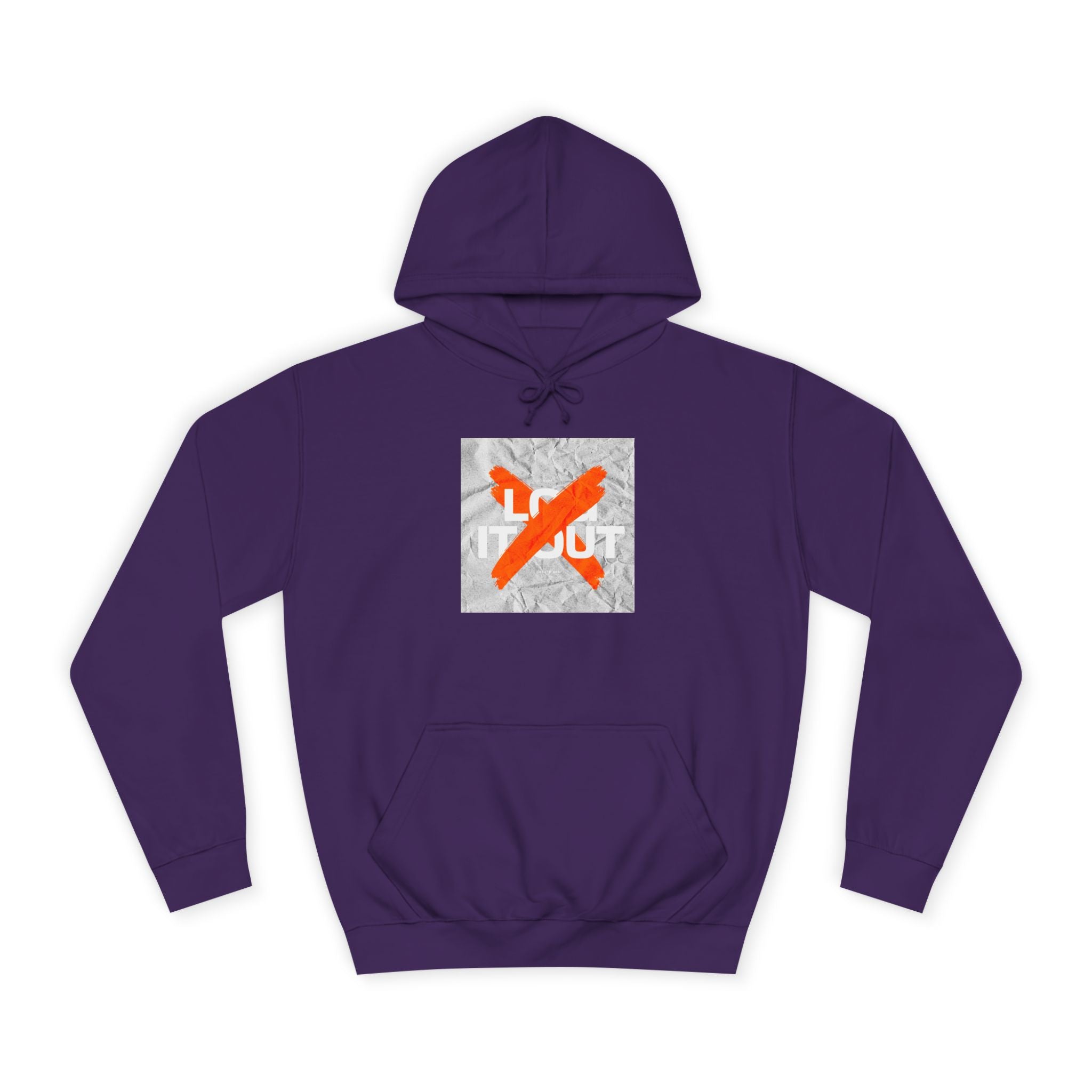 Trendy Unisex Hoodie - Stylish Graphic Sweatshirt, Casual Wear, Gifts, and Everyday Comfort - 'Log it Out' Design