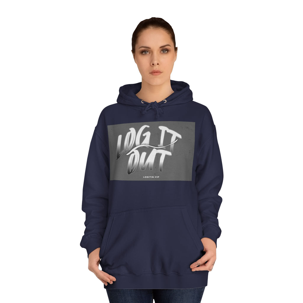 Stylish Unisex log it out Hoodie | Casual Wear, Trendy Design, Perfect Gift, Daily Comfort, College Apparel