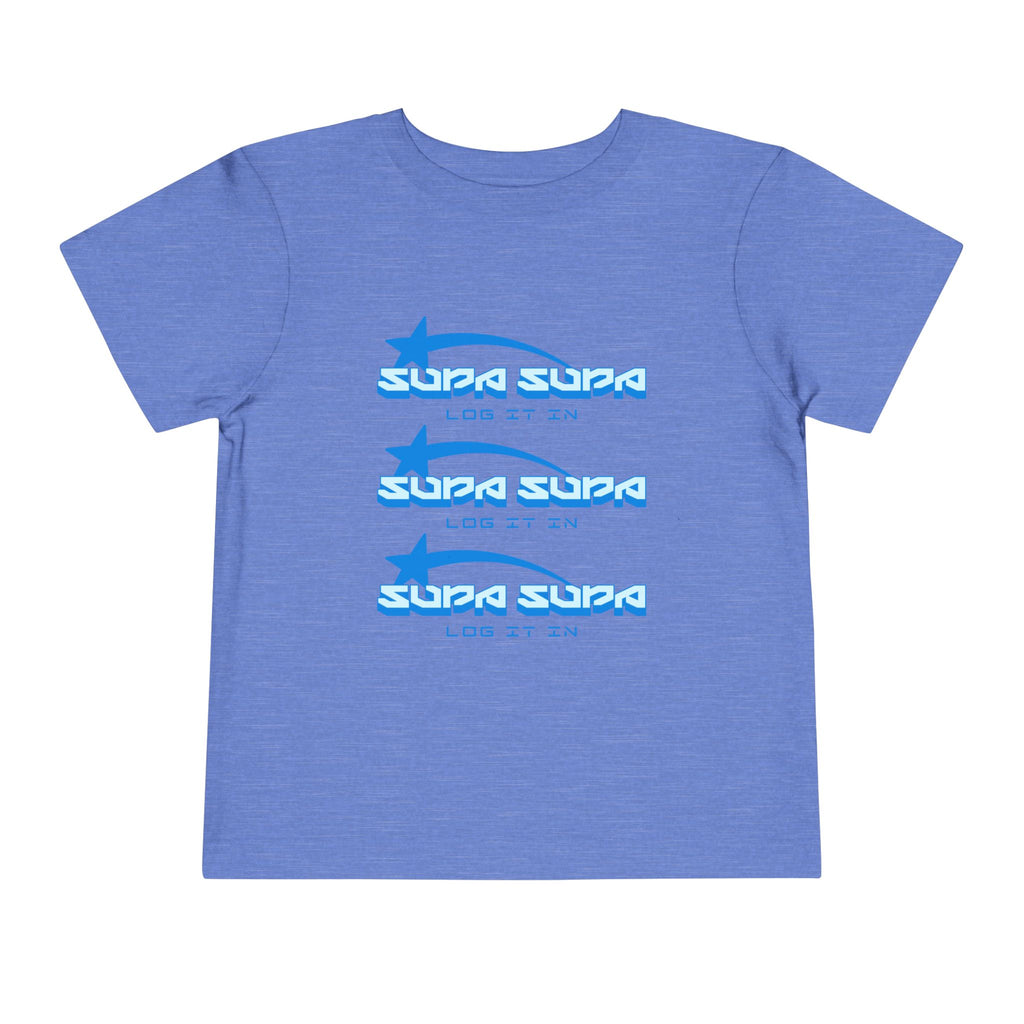 Toddler Tee — Blue Star 'Supa Supa' Graphic Shirt