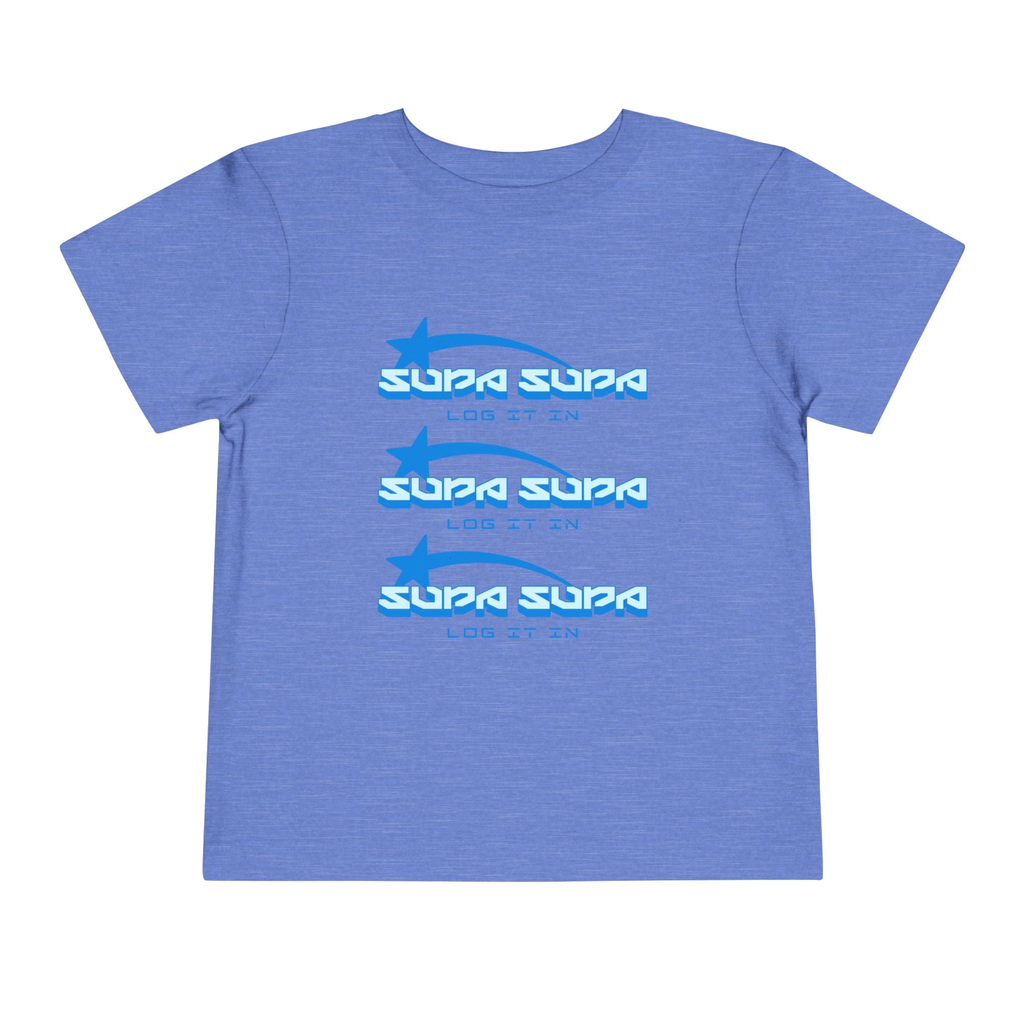 Toddler Tee — Blue Star 'Supa Supa' Graphic Shirt