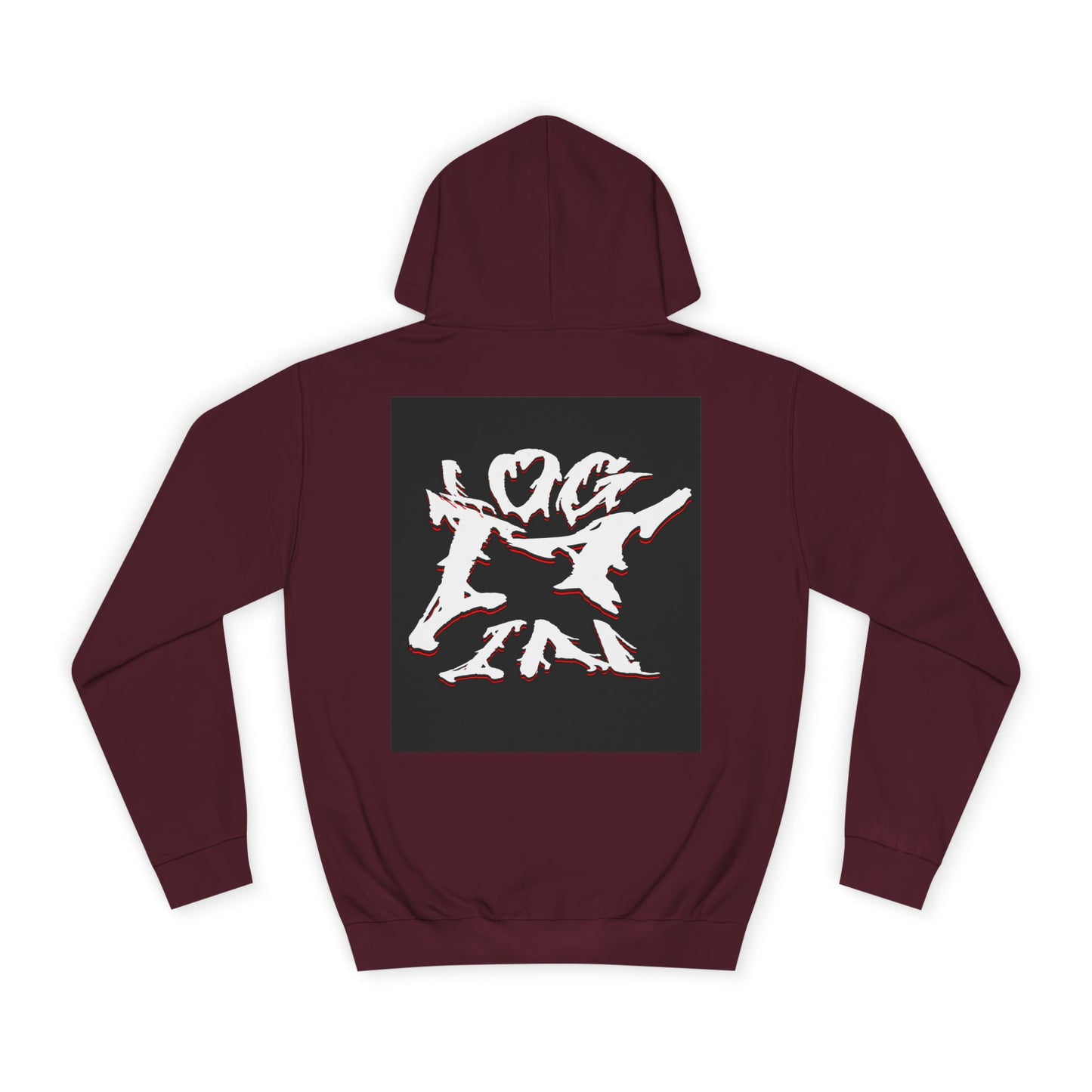 Unisex Log it in Hoodie - Artsy Graphic Sweatshirt, Cozy Custom Apparel, Perfect Gift, Spirit Wear, Trendy Streetwear