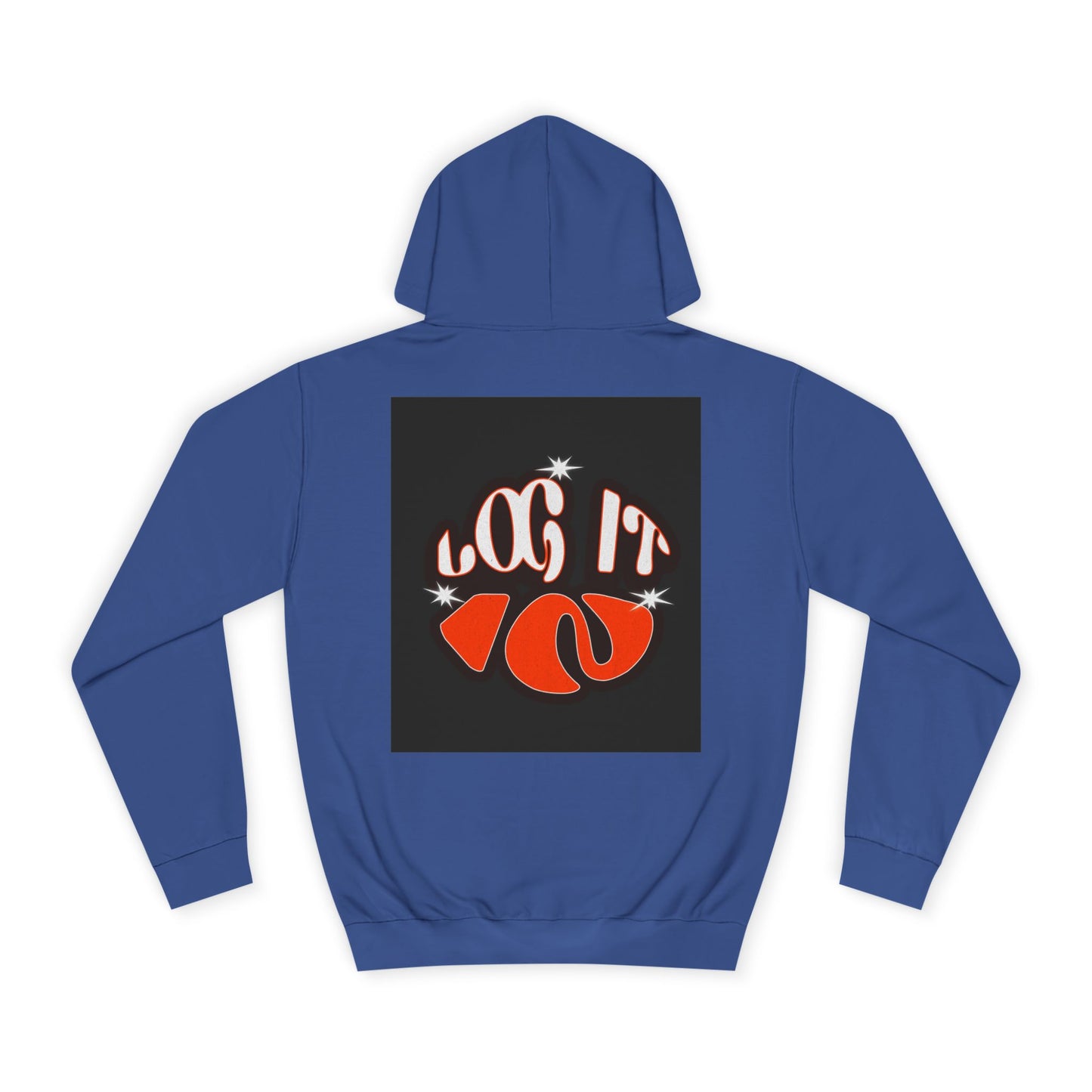 Trendy Unisex Log it in Hoodie, Casual Wear, custom Gear, Gift, Relaxed Fit