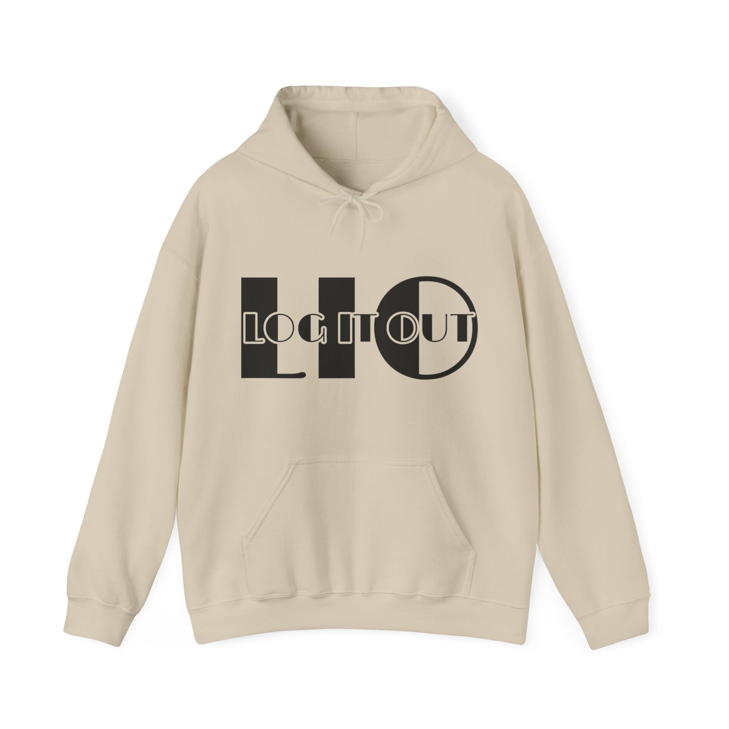 Log it out Unisex Heavy Blend™ Hooded Sweatshirt