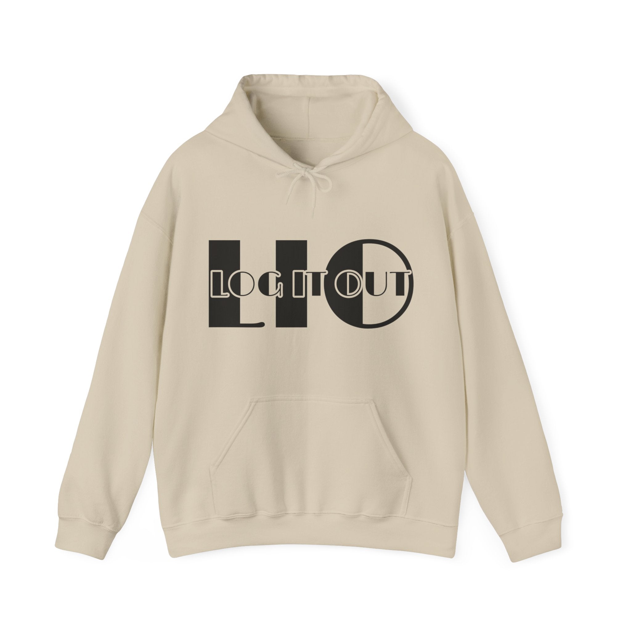 Log it out Unisex Heavy Blend™ Hooded Sweatshirt