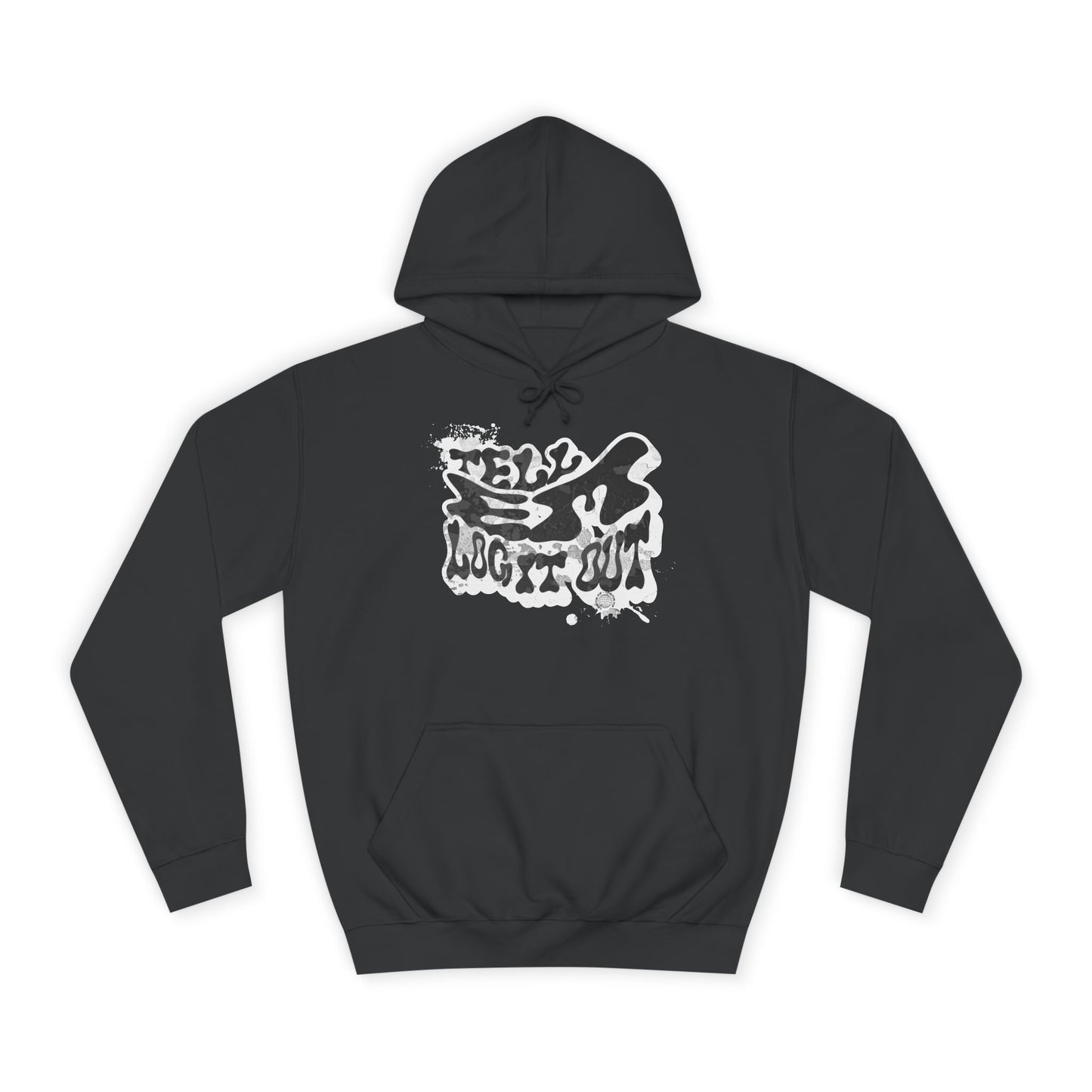 Tell em log it out Hoodie, Cozy Sweatshirt, Casual Style, Apparel, Gift, Trendy Lounge Wear