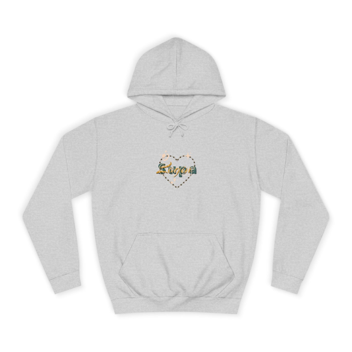 Charming Heart Hoodie with Floral Design, Unisex Casual Sweatshirt, Trendy Gift, Relaxed Wear, Unique Apparel