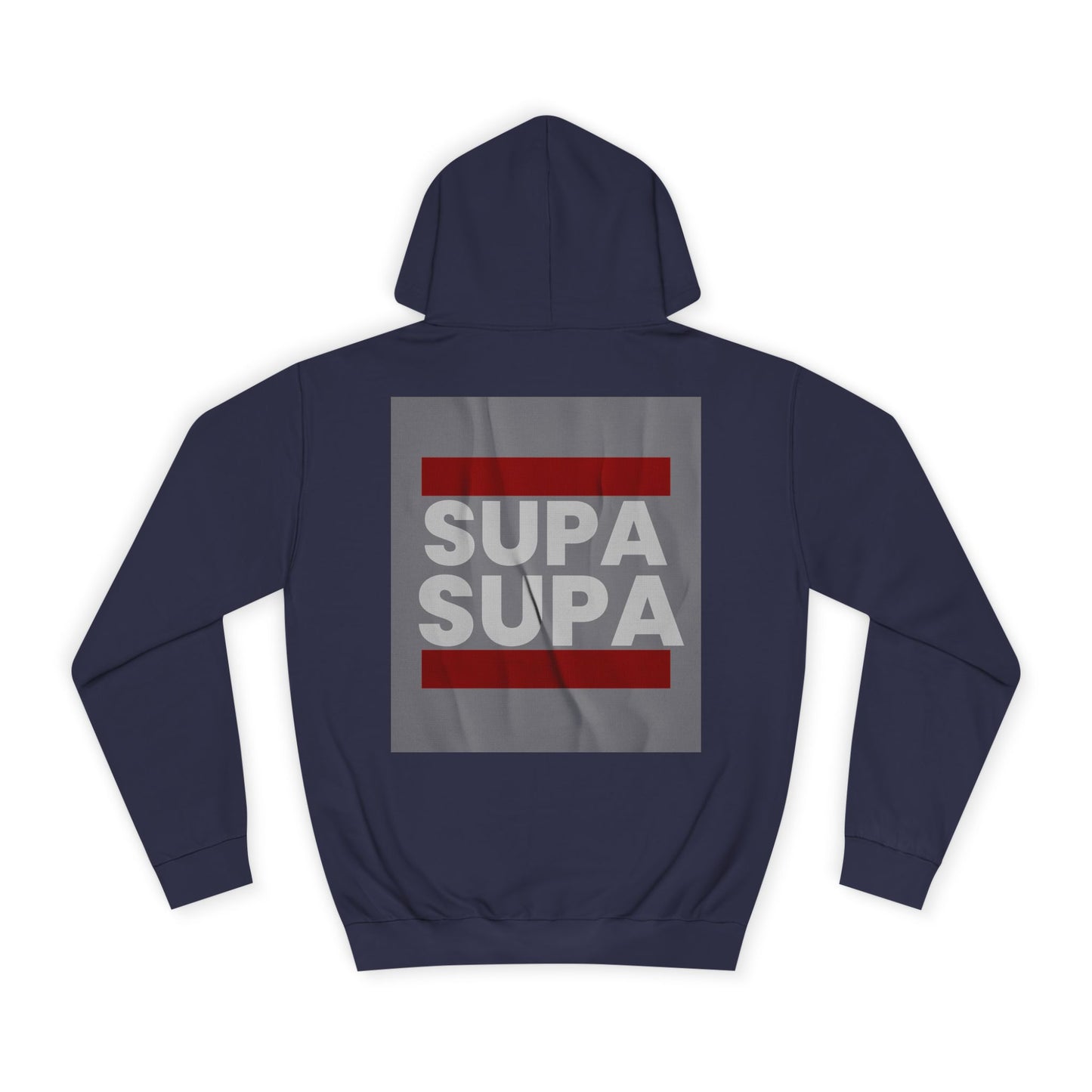 Unisex Hoodie with 'SUPA SUPA' Design, Cool Casual Wear, Perfect, Gifts for Graduates, Cozy Layering