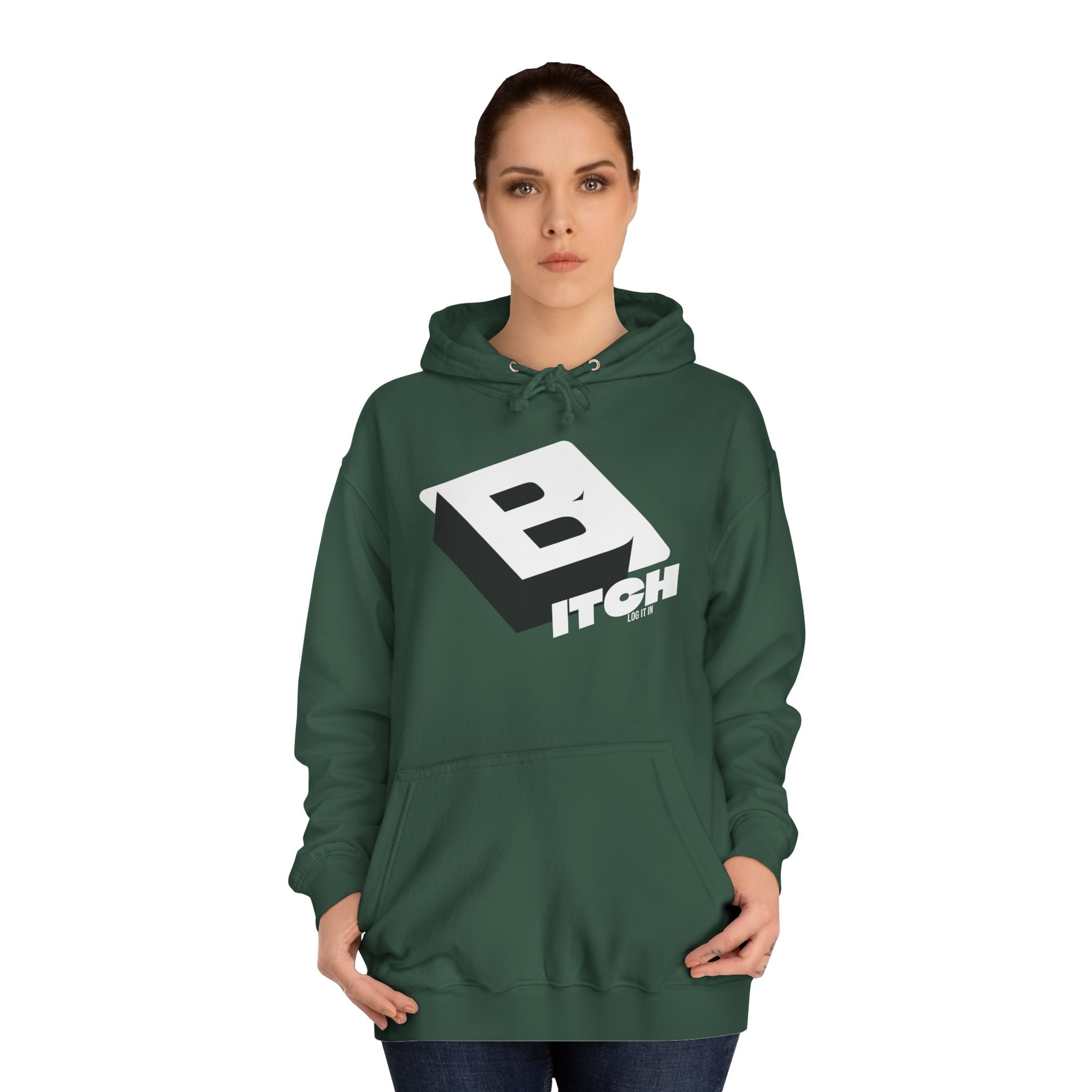 Unisex Hoodie with Bold Logo Design