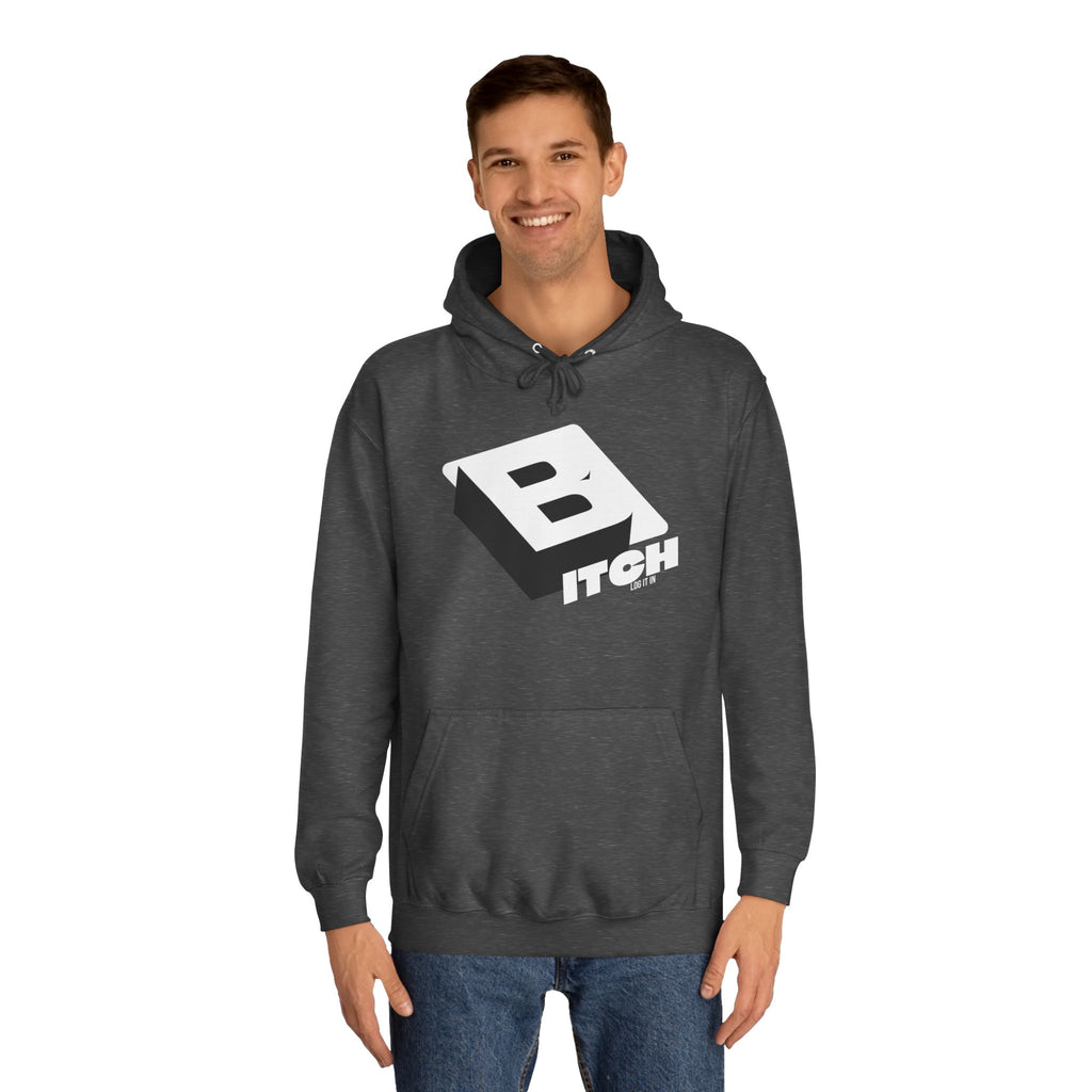 Unisex Hoodie with Bold Logo Design