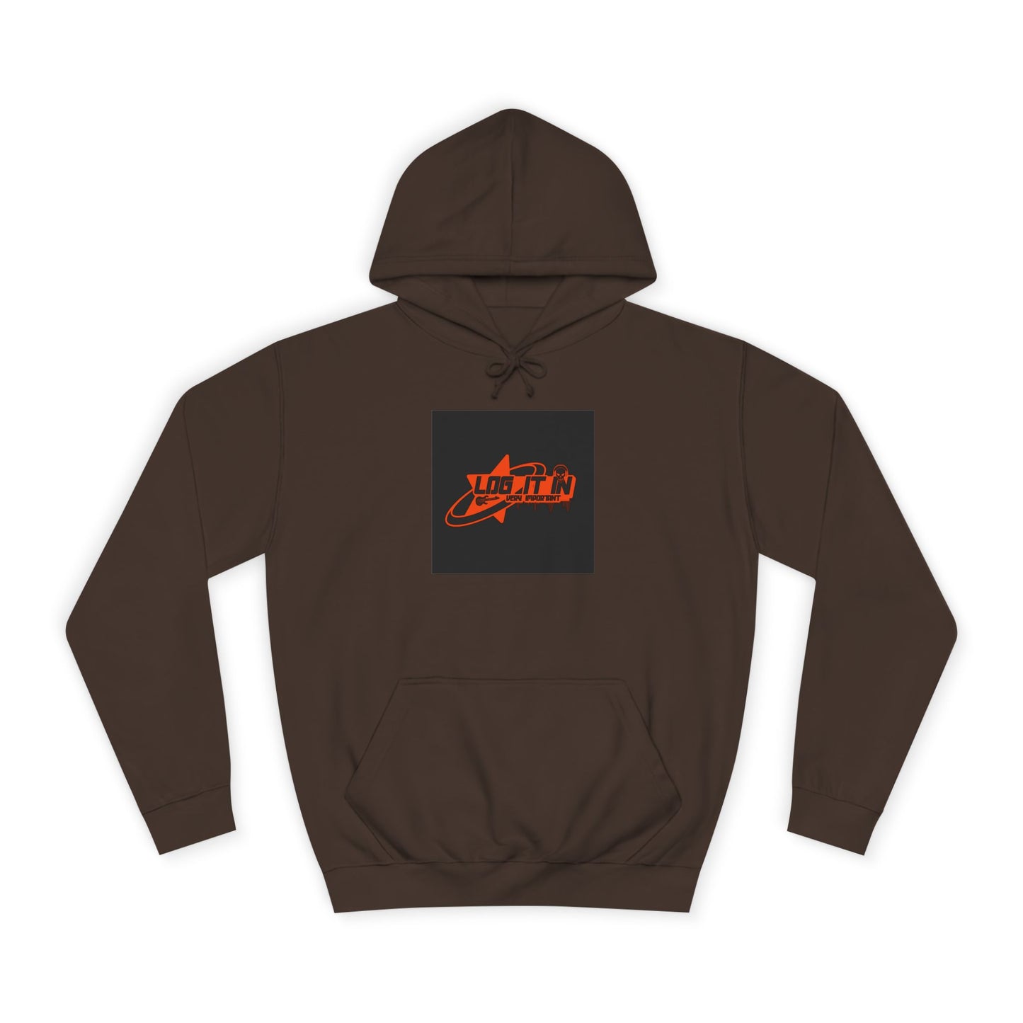 Unisex Log it in Hoodie with Vibrant Retro Design – Perfect for Life, Events, Gift, Relaxed Style, Holiday Wear