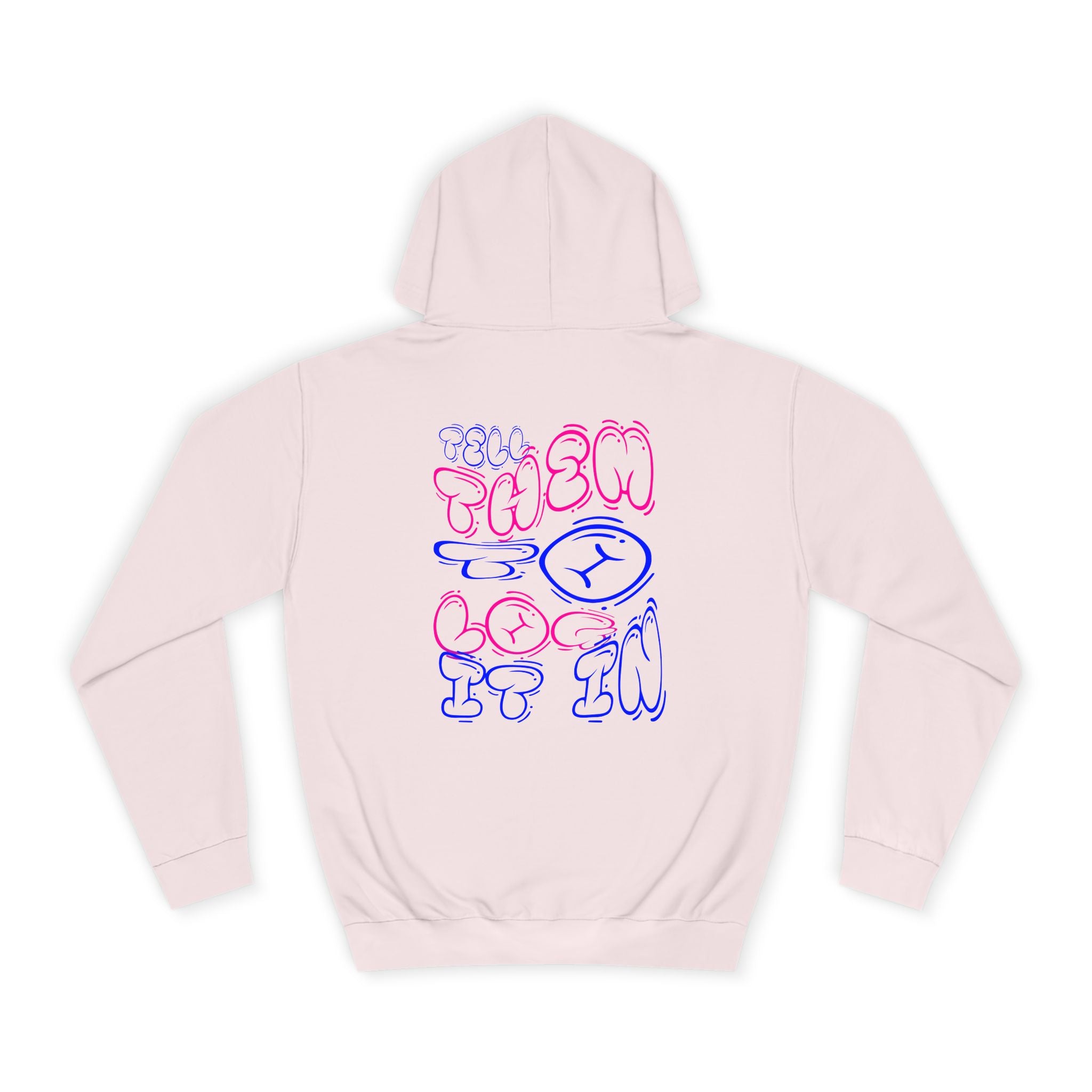 Chill Vibes Log it in Hoodie | Cozy Unisex Sweatshirt, Gifts for Graduates, Apparel, Everyday Comfort