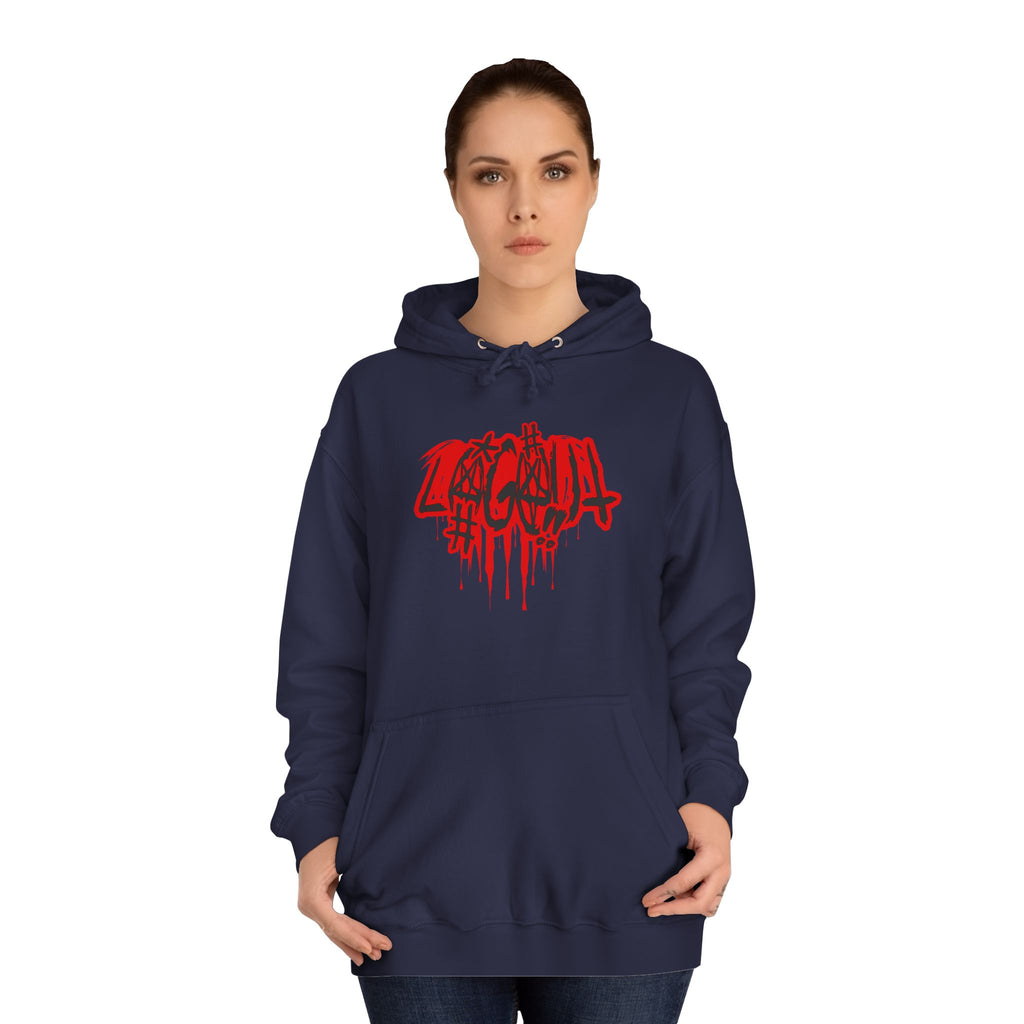Bold Graffiti log out Hoodie, Unisex Streetwear, Comfortable Casual Wear,