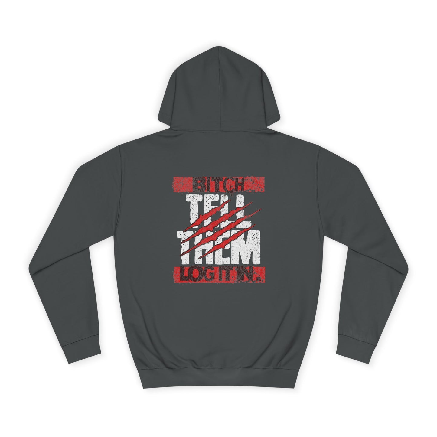 Unisex 'TELL THEM LOG IT IN' Hoodie with Graphic Design, Cozy Sweatshirt, Trendy Apparel,Gift, Casual Wear, Perfect for Trendy Life