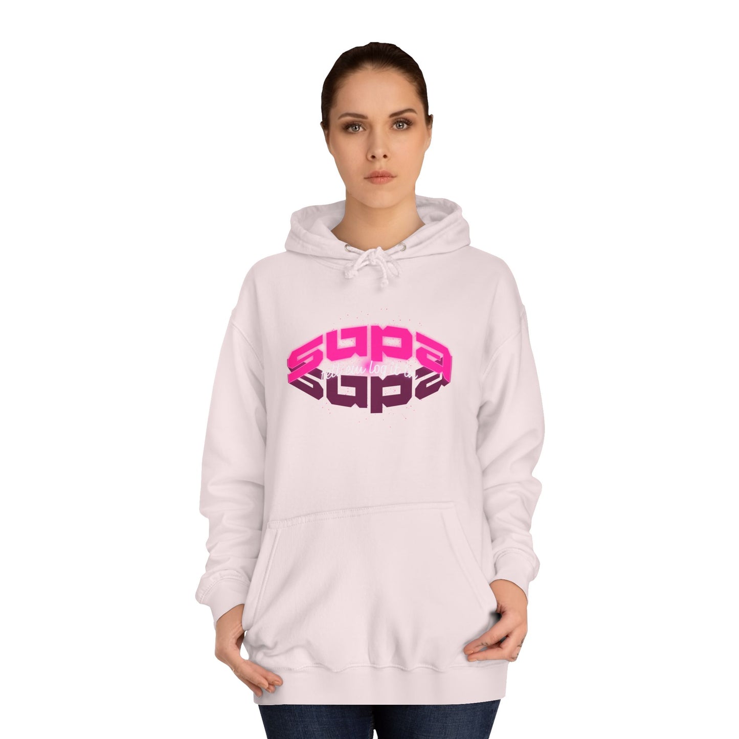 Stylish Trendy Hoodie with 'Supa' Design, Unisex Casual wear for Everyone, Perfect for Everyday Life, Gift, Bright hoodie