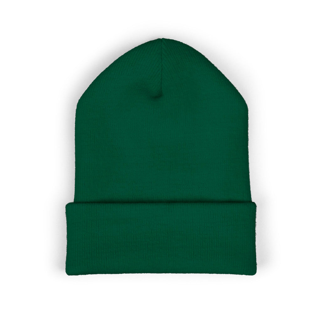 Embroidered "Tell em log it in Cuffed Beanie — Cozy Winter Hat